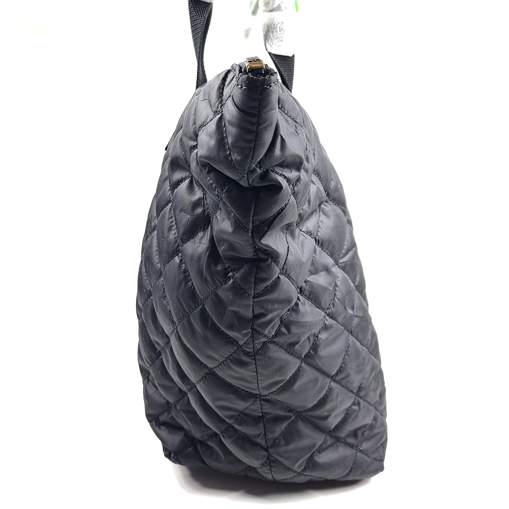 Kate Spade New York Ridge Street Kirby Nylon Tote Bag Quilted Black