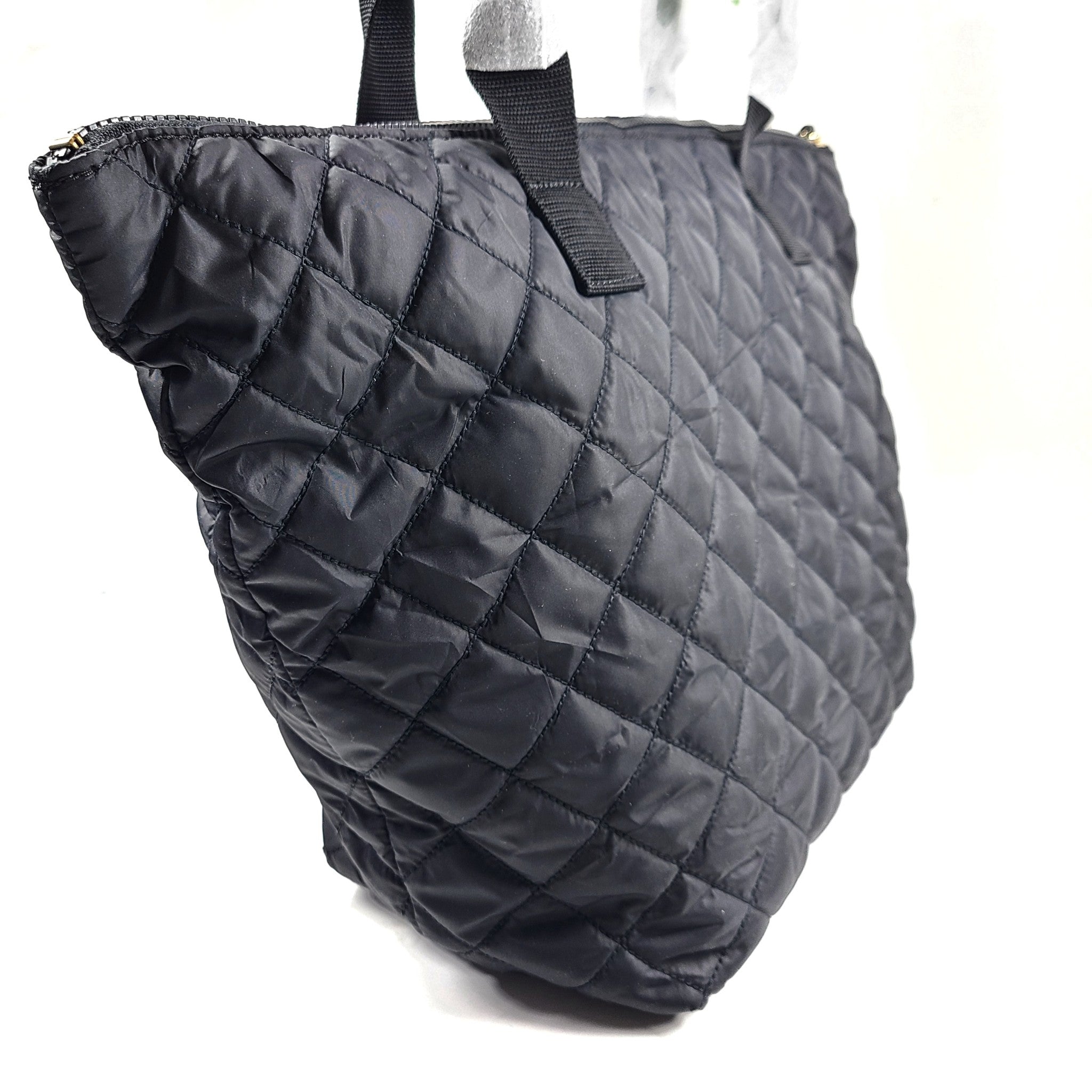 Kate Spade New York Ridge Street Kirby Nylon Tote Bag Quilted Black