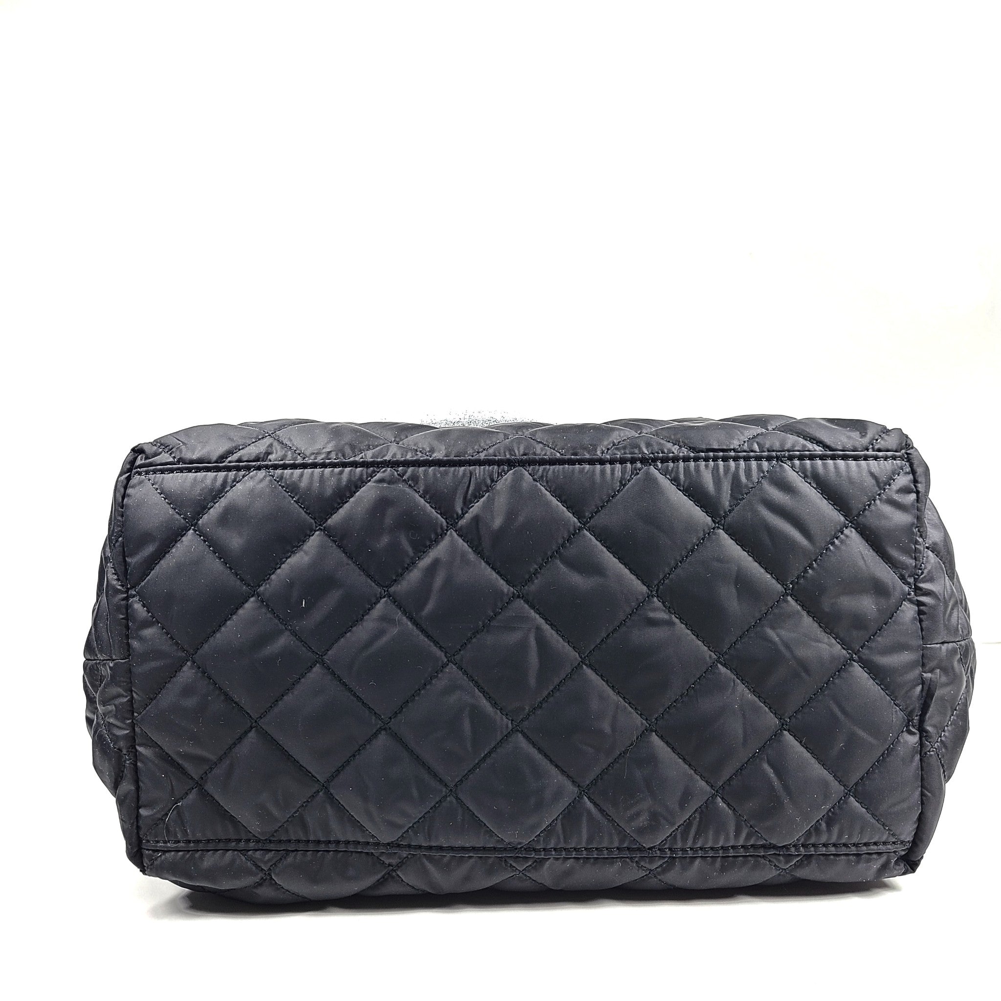 Kate Spade New York Ridge Street Kirby Nylon Tote Bag Quilted Black