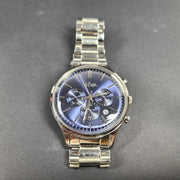 Lee Cooper Men's Multifunction Blue Dial Silver Bracelet Watch LC06295.390