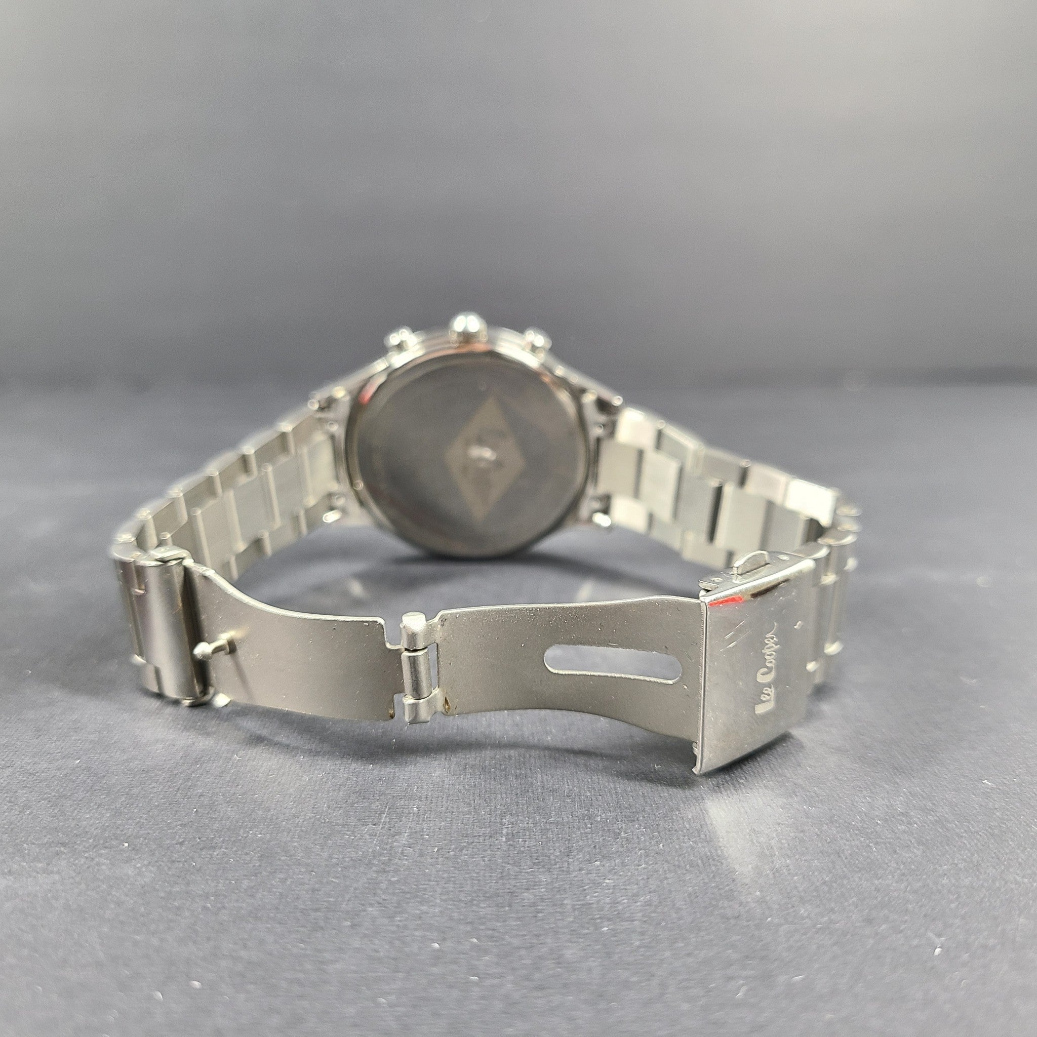 Lee Cooper Men's Multifunction Blue Dial Silver Bracelet Watch LC06295.390