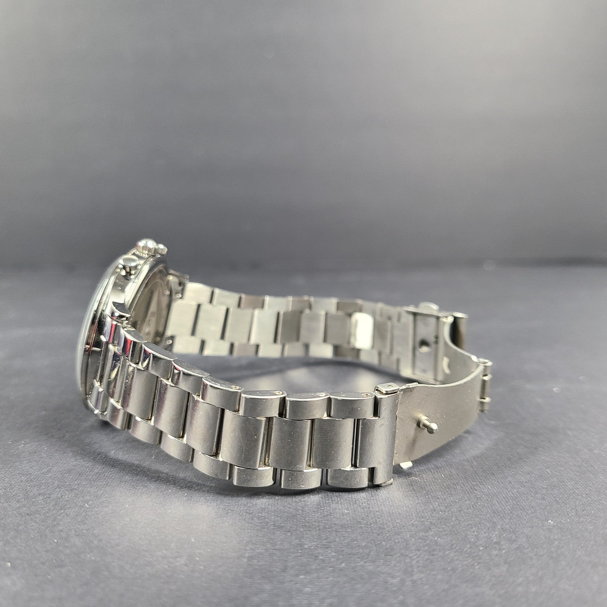 Lee Cooper Men's Multifunction Blue Dial Silver Bracelet Watch LC06295.390