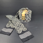 Louis Vuitton Transparent Plexiglass Box Scott Bandeau 1854 Silk Scarf MP2825