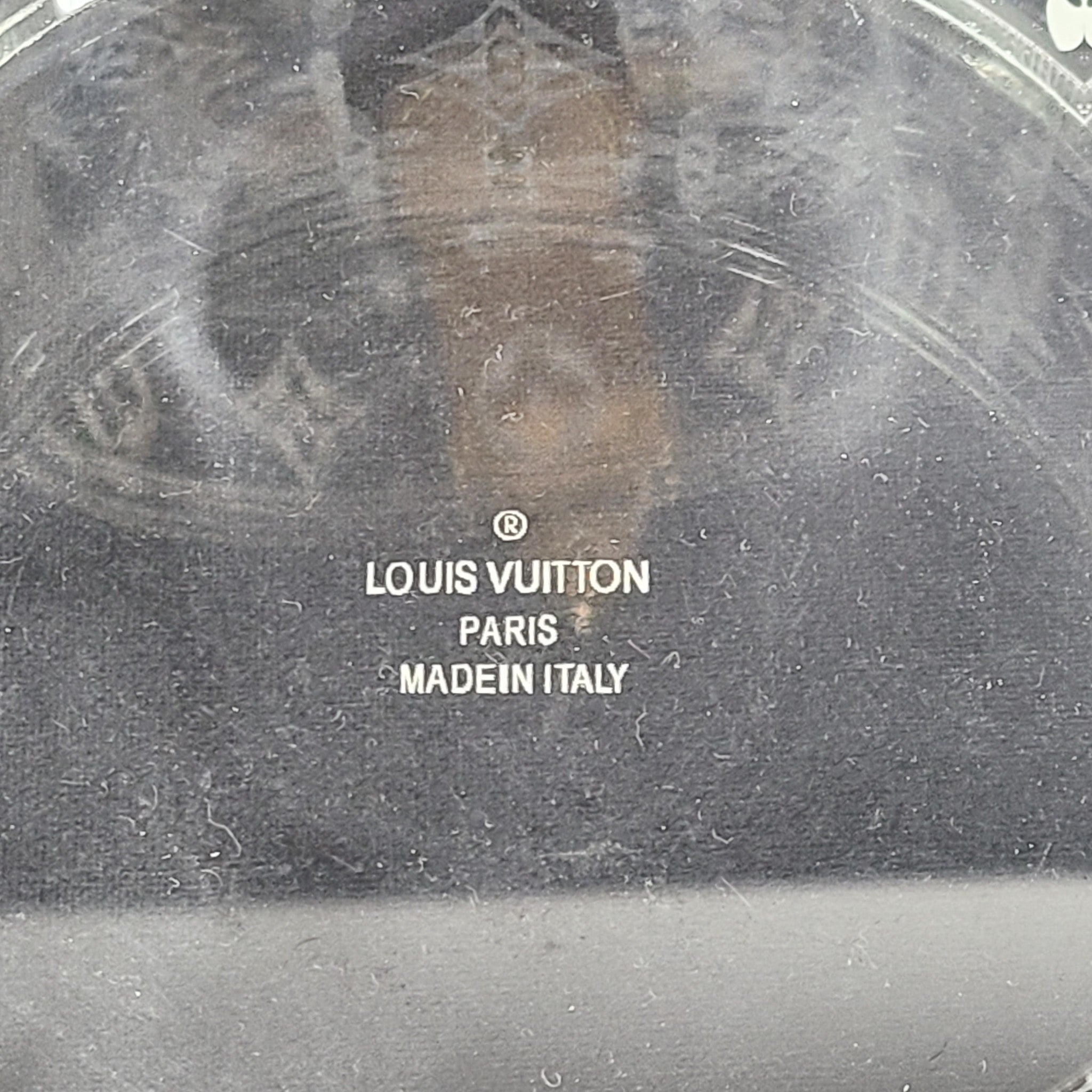 Louis Vuitton Transparent Plexiglass Box Scott Bandeau 1854 Silk Scarf MP2825