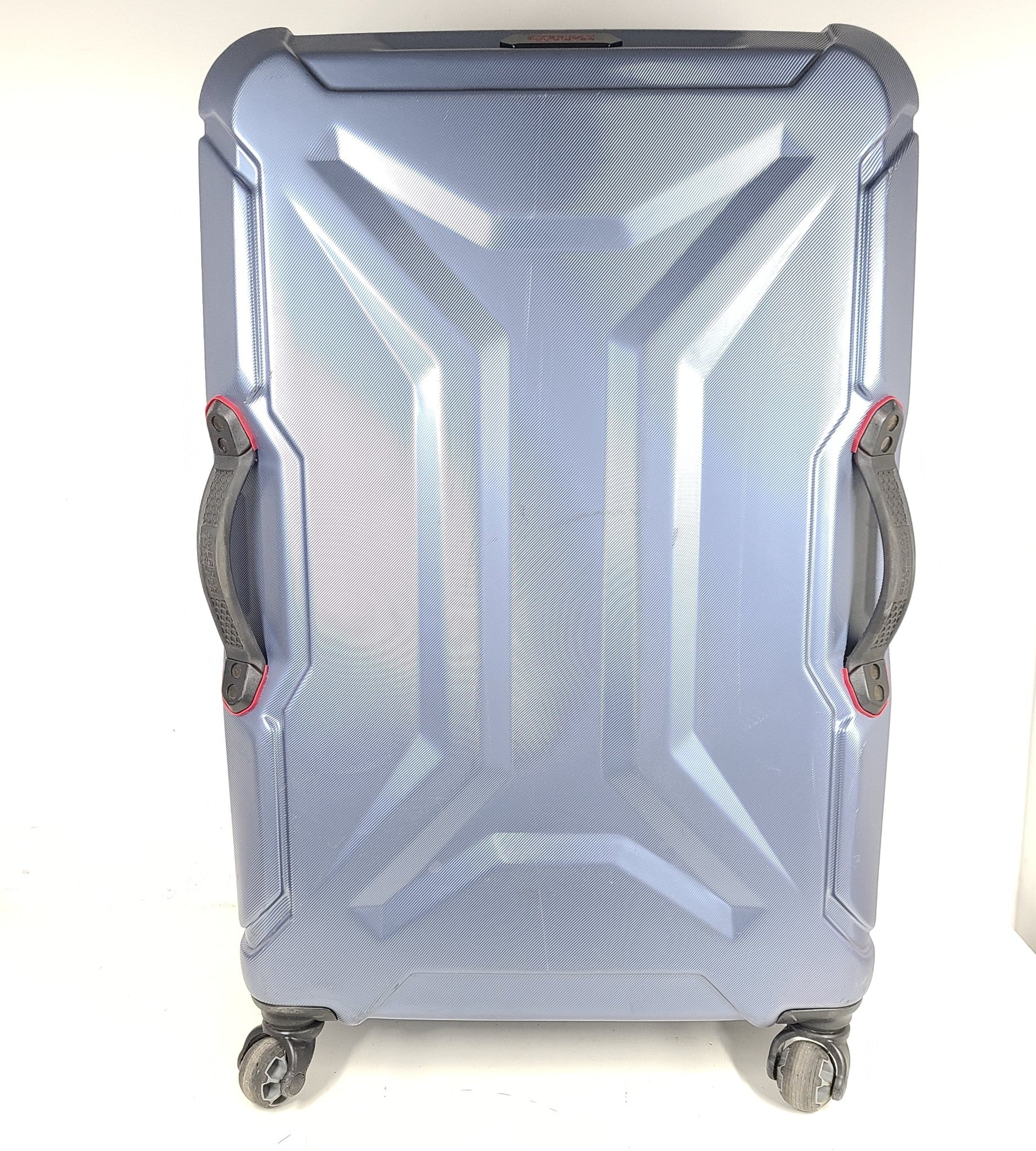 American Tourister 28" Cargo Max Hardside Spinner Luggage Expandable Slate Blue