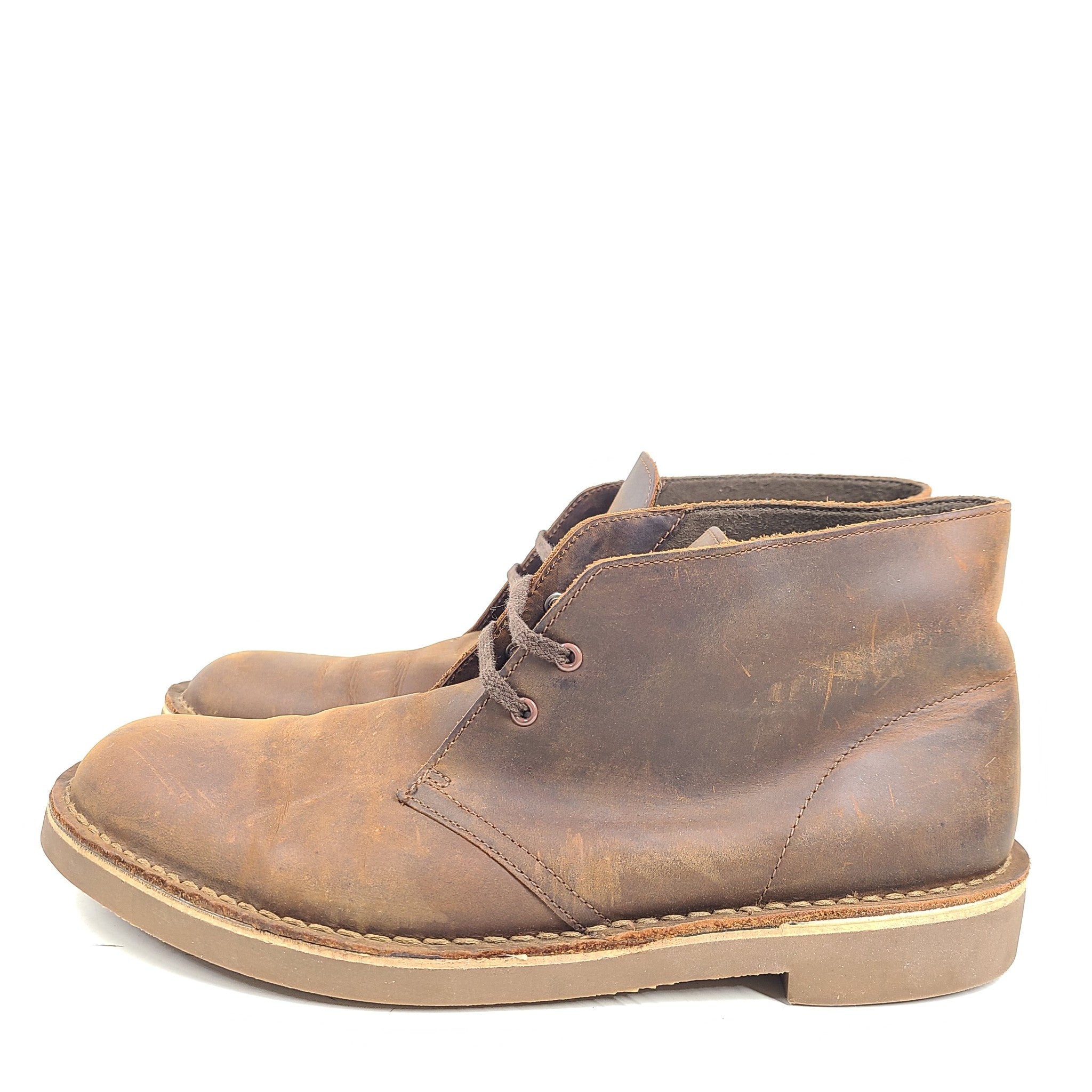 Clarks Men's Desert Chukka Ankle Boots Bushacre Suede 15522 Brown US 10