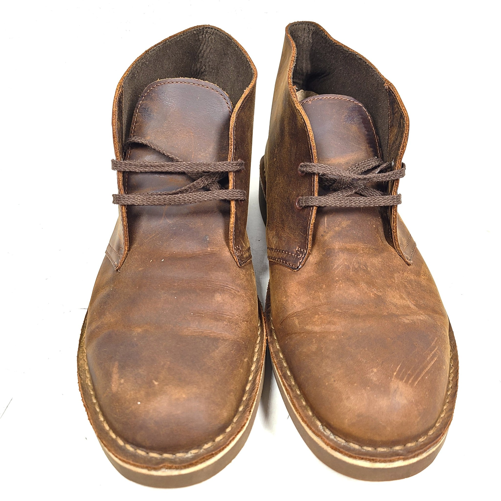 Clarks Men's Desert Chukka Ankle Boots Bushacre Suede 15522 Brown US 10