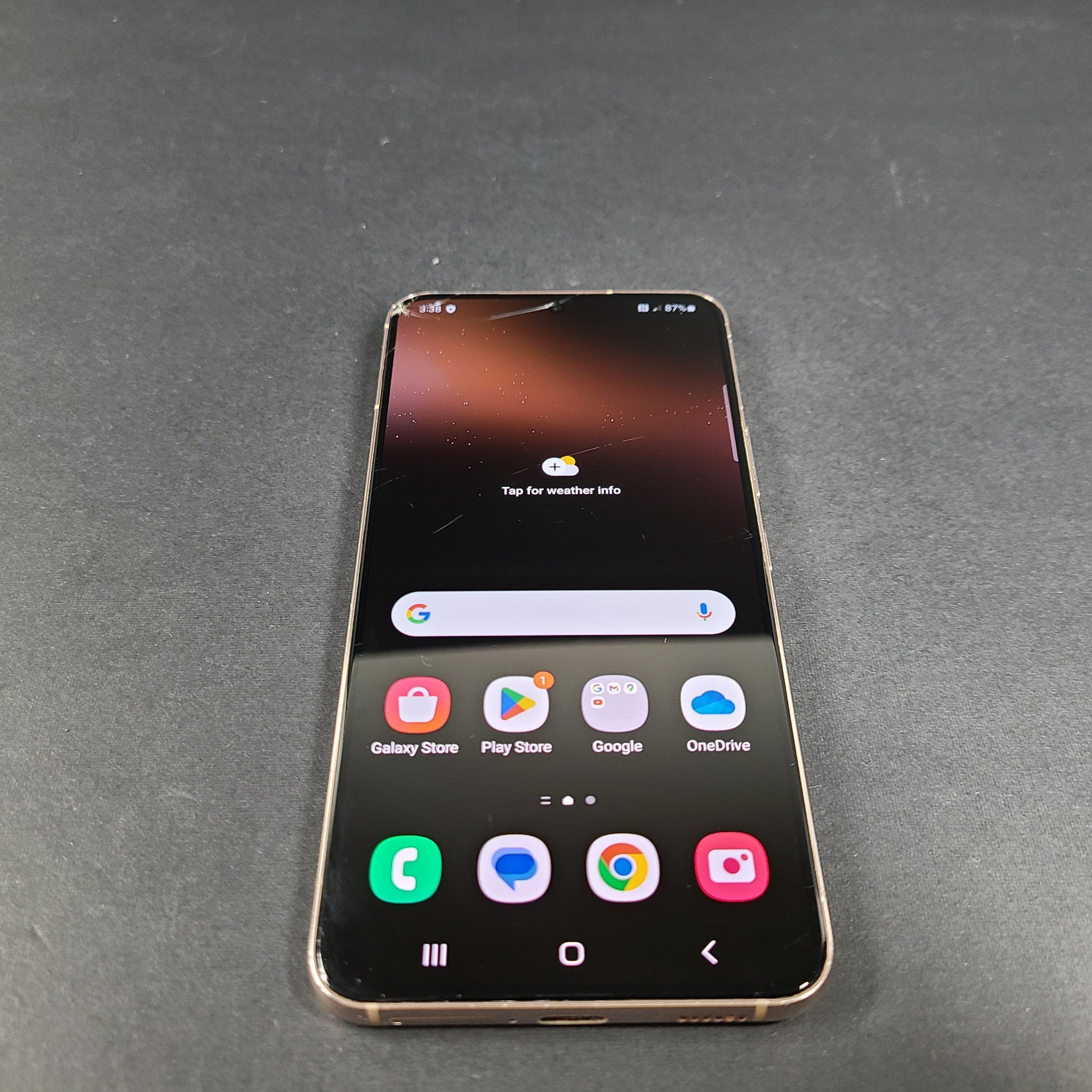 Samsung Galaxy S22 SM-S901U - 128GB - Pink Gold (Locked to AT&T) READ!!