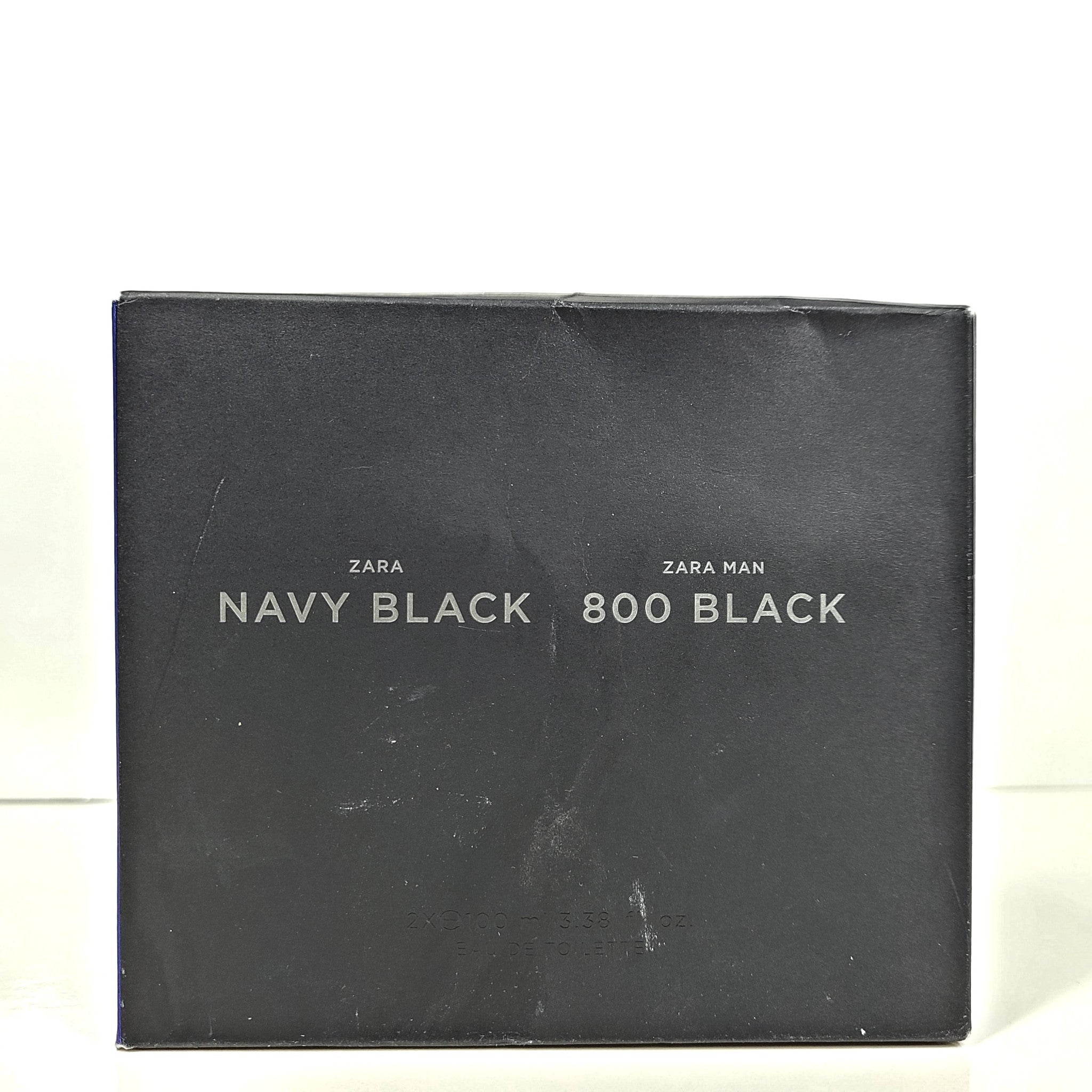 Zara Man Navy Black & 800 Black Eau de Tiolette 2 x 100 ml 3.4 fl. oz.