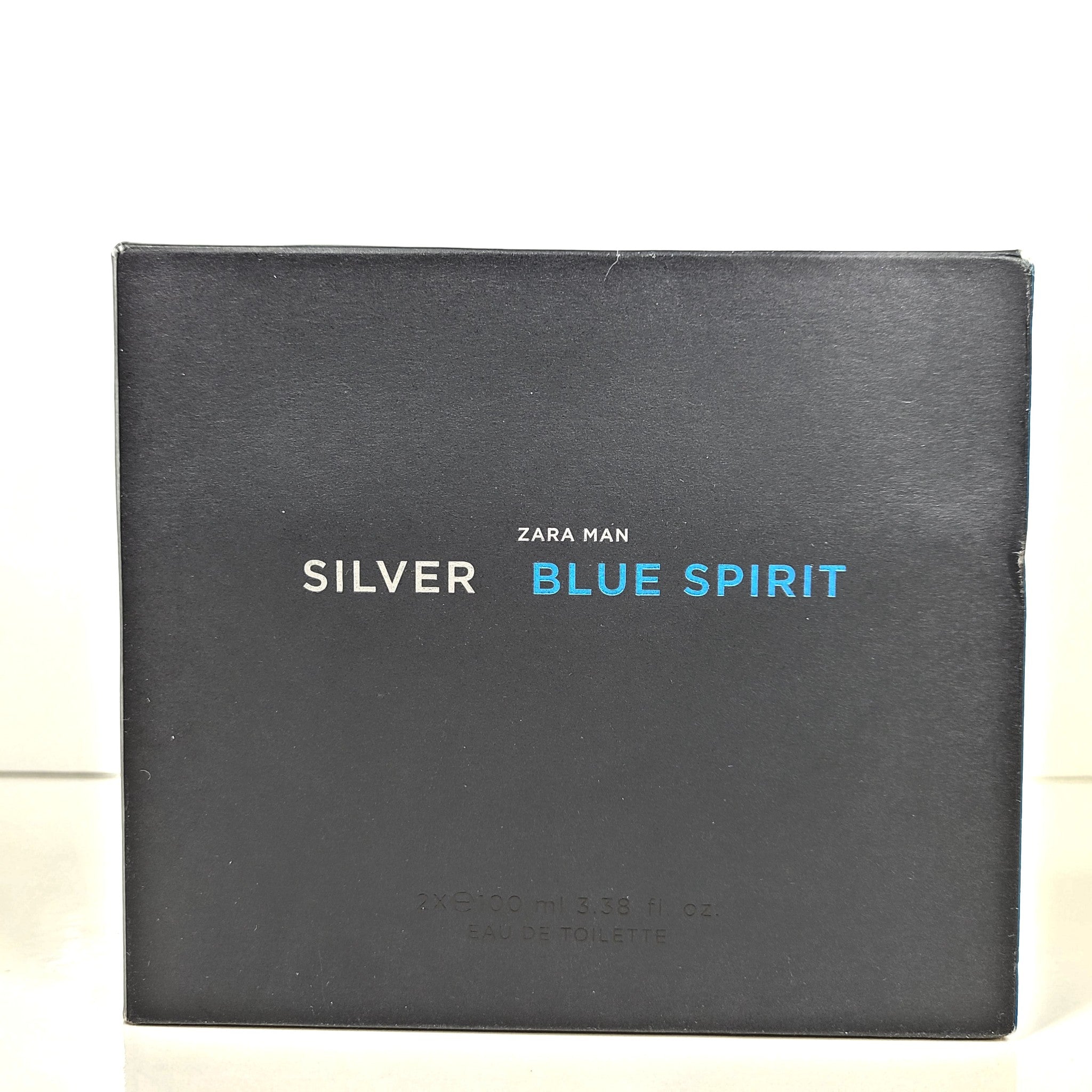 Zara Man Silver & Blue Spirit Eau de Tiolette 2 x 100 ml 3.4 fl. oz.
