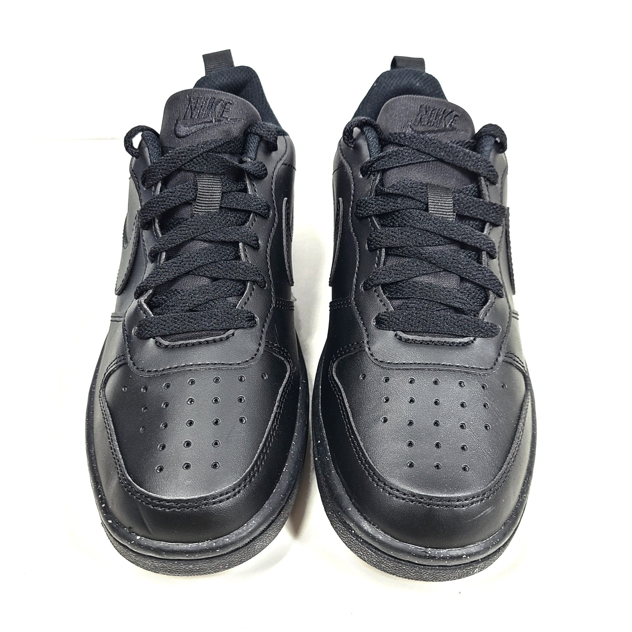 Nike Youth Court Borough Low Recraft Sneakers DV5456-002 Black Sz 4Y