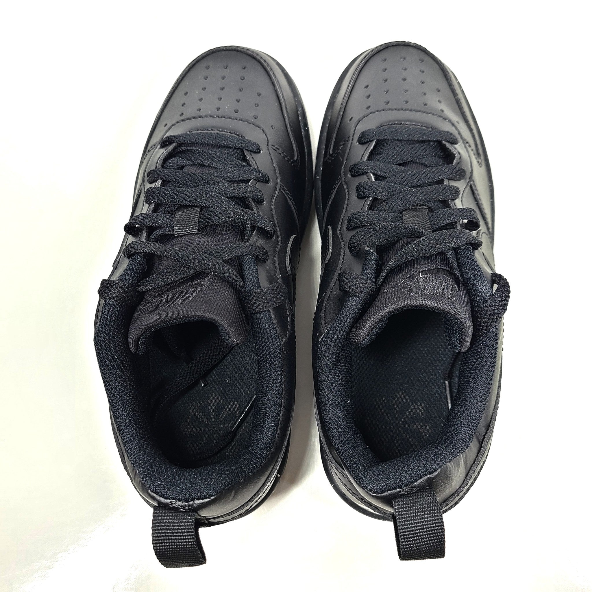 Nike Youth Court Borough Low Recraft Sneakers DV5456-002 Black Sz 4Y