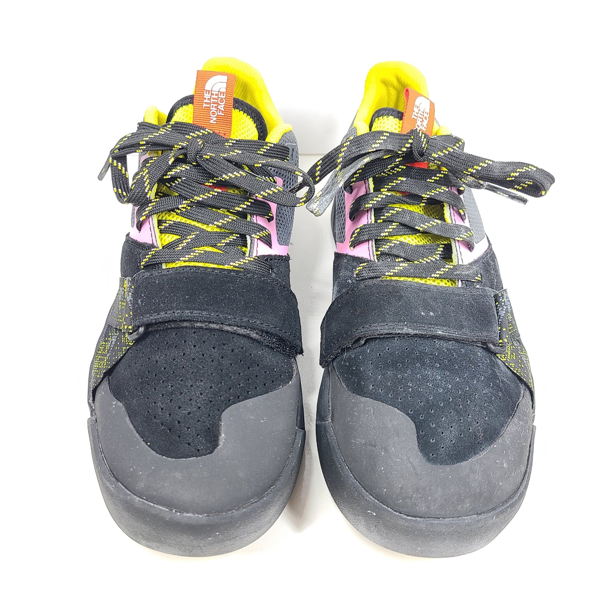 The North Face TNF Men's Larimer Lace Approach Shoe Black/Pink/Yellow Sz 8