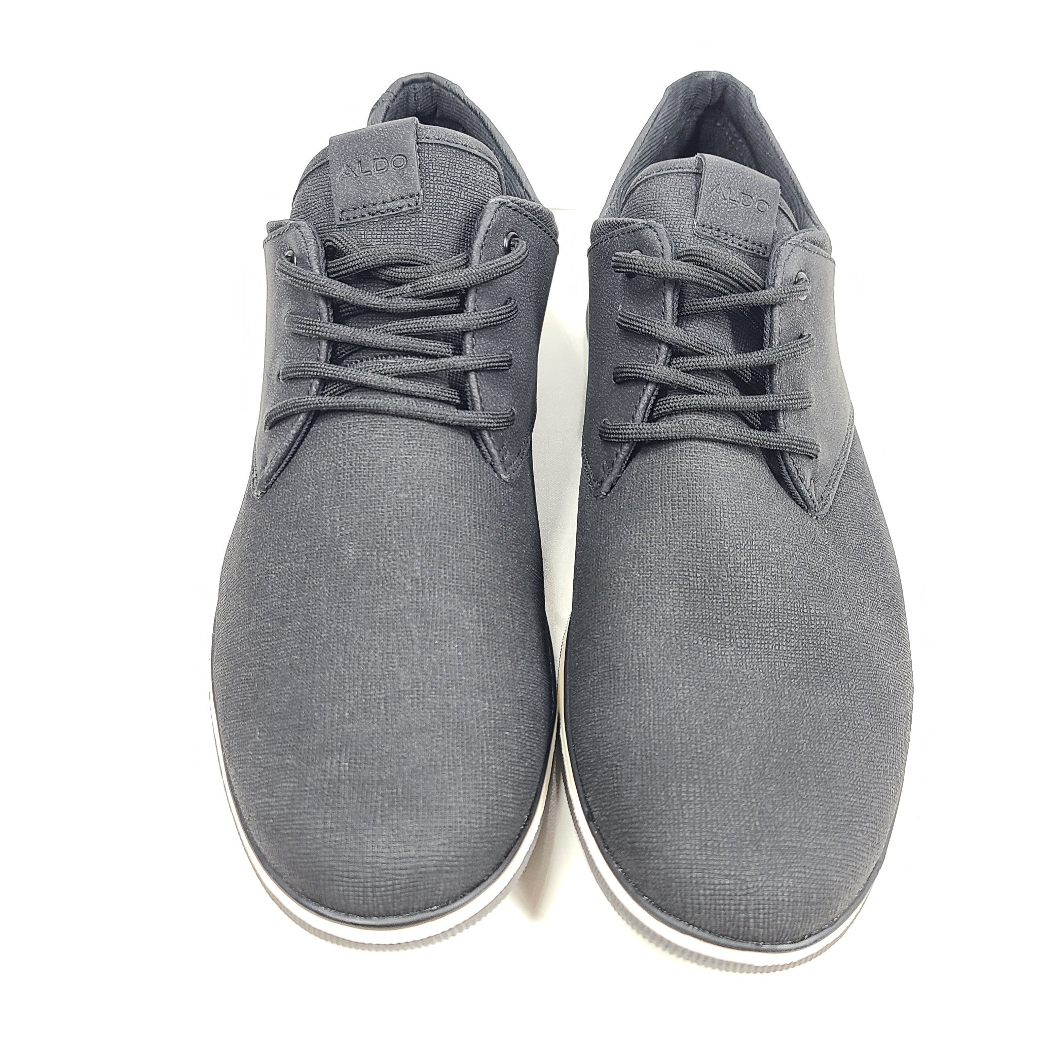 Aldo Men’s Heron Low Top Sneaker - Cup Sole Shoes Lace Up Black Sz 9.5 NEW