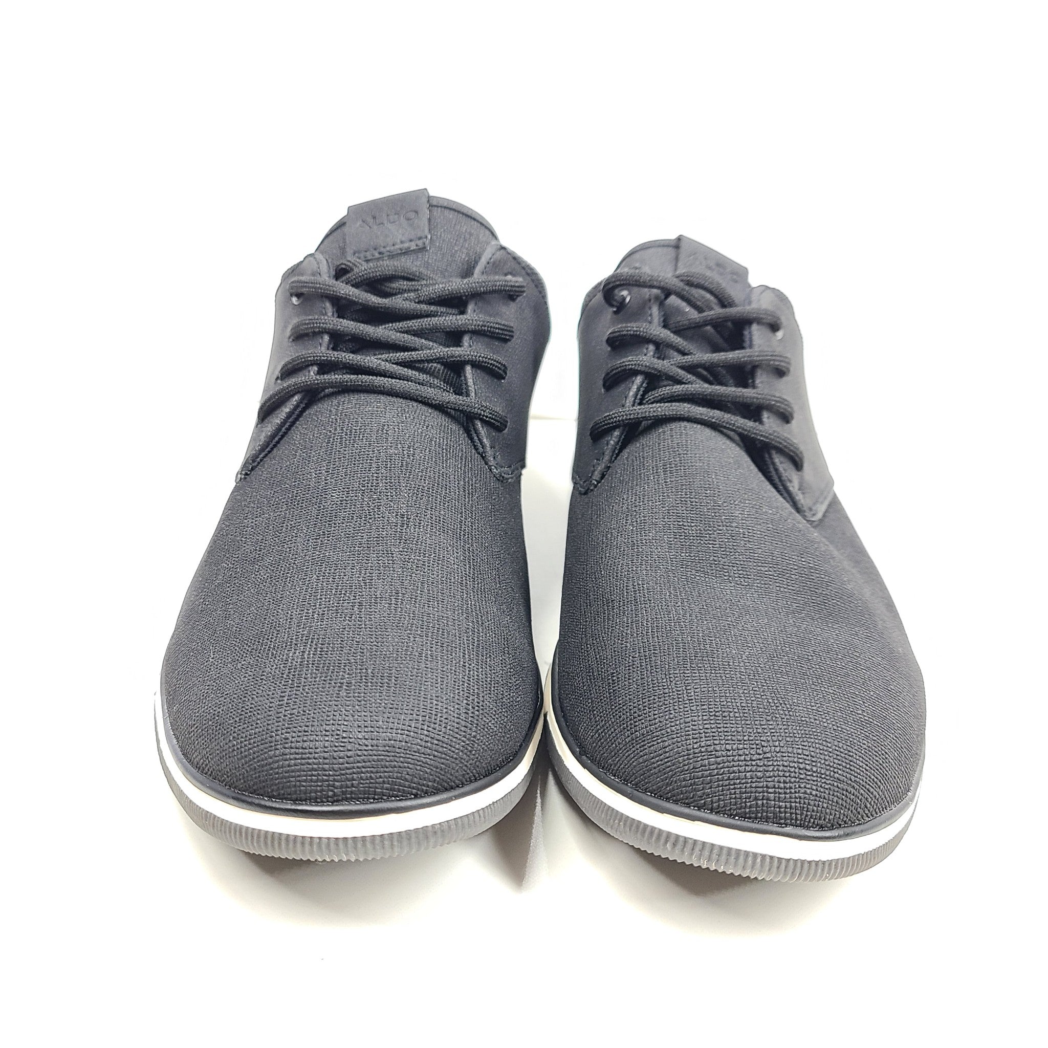 Aldo Men’s Heron Low Top Sneaker - Cup Sole Shoes Lace Up Black Sz 9.5 NEW