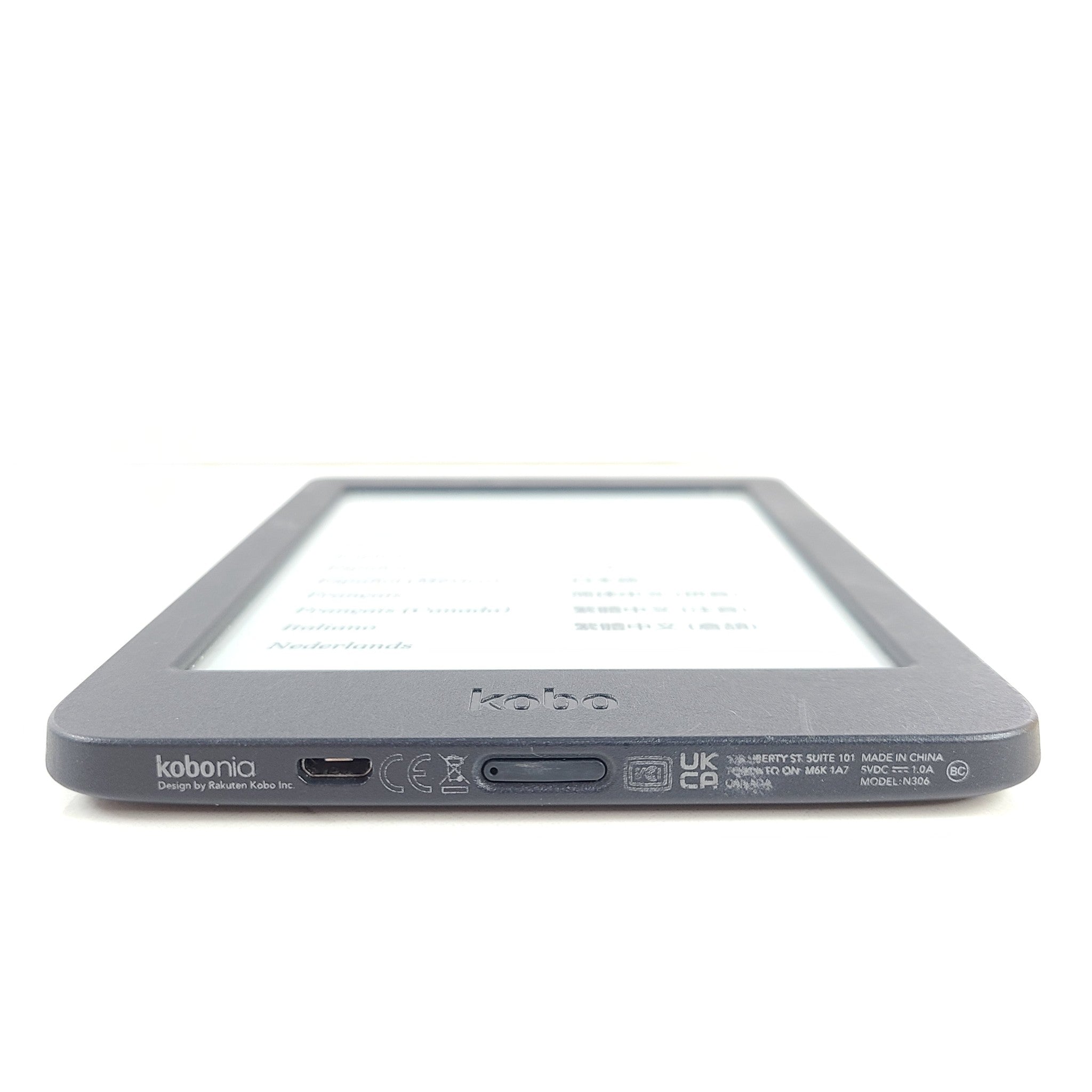 Kobo Nia N306 6" 8GB Touchscreen E-Reader - Black V1