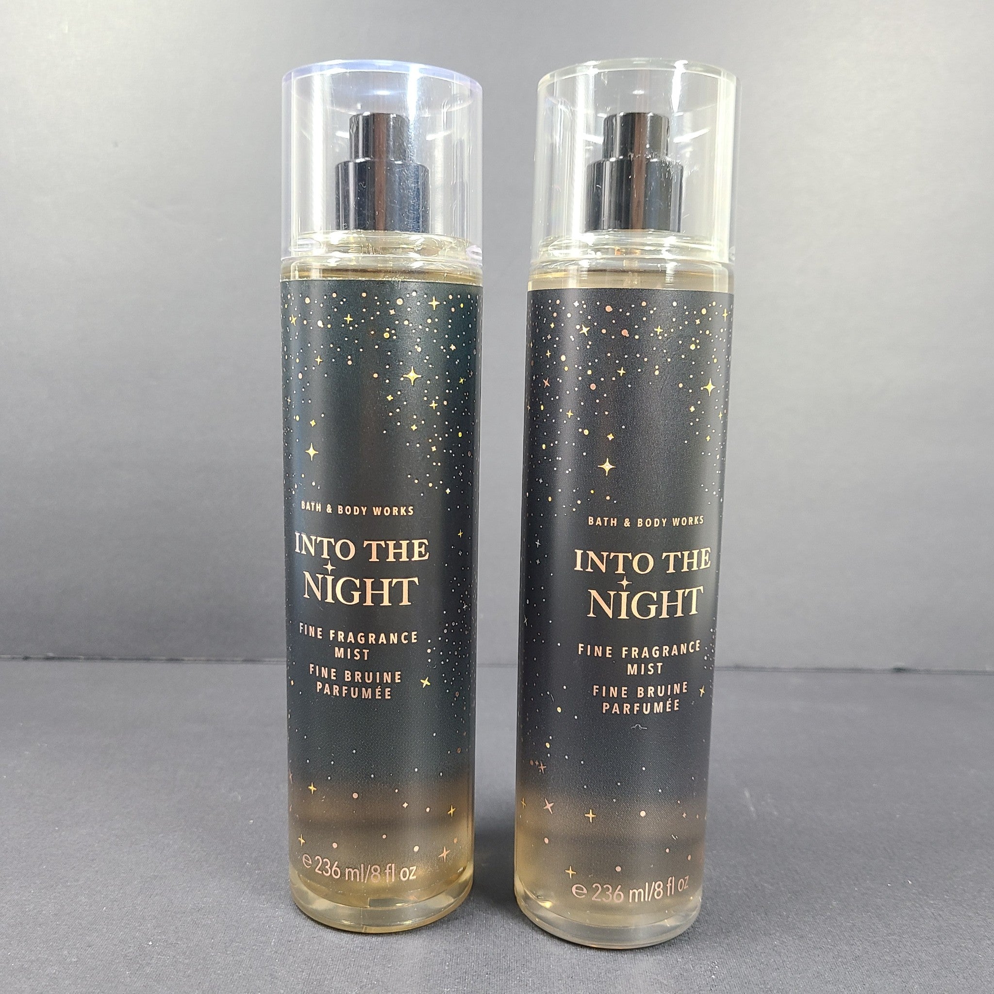 2 x 8oz Bath Body Works Into the Night Fine Fragrance Mist