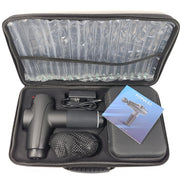 Fitpulse Massage Gun Deep Tissue Percussive Therapy Device w/ 17 Attachments