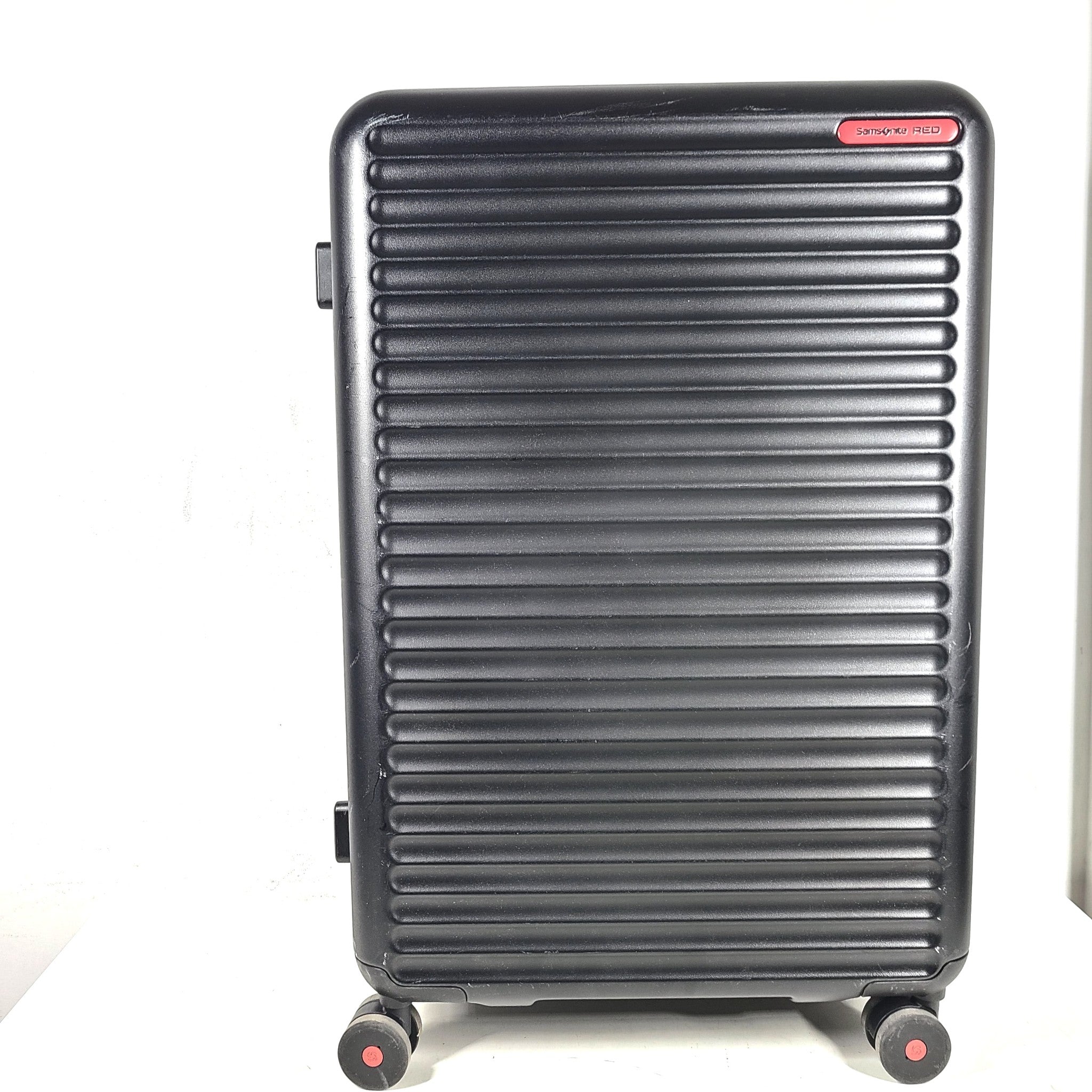 Samsonite Red 29" TOIIS C Spinner Luggage Hardshell Suitcase Expand Lock Black