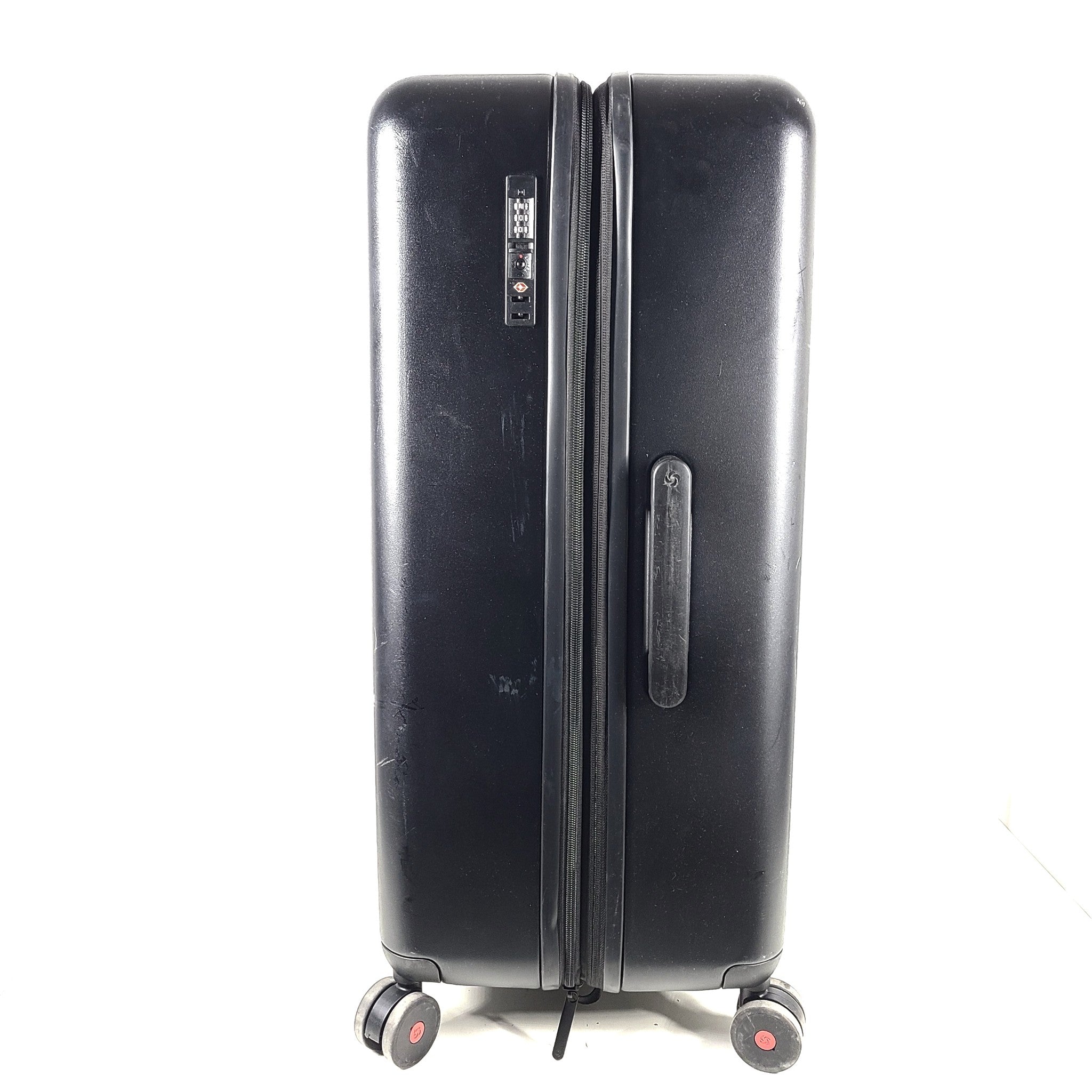 Samsonite Red 29" TOIIS C Spinner Luggage Hardshell Suitcase Expand Lock Black