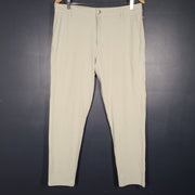 Lululemon Men's Commission Classic-Fit Pant 30" Warpstreme Silver Drop Sz 33