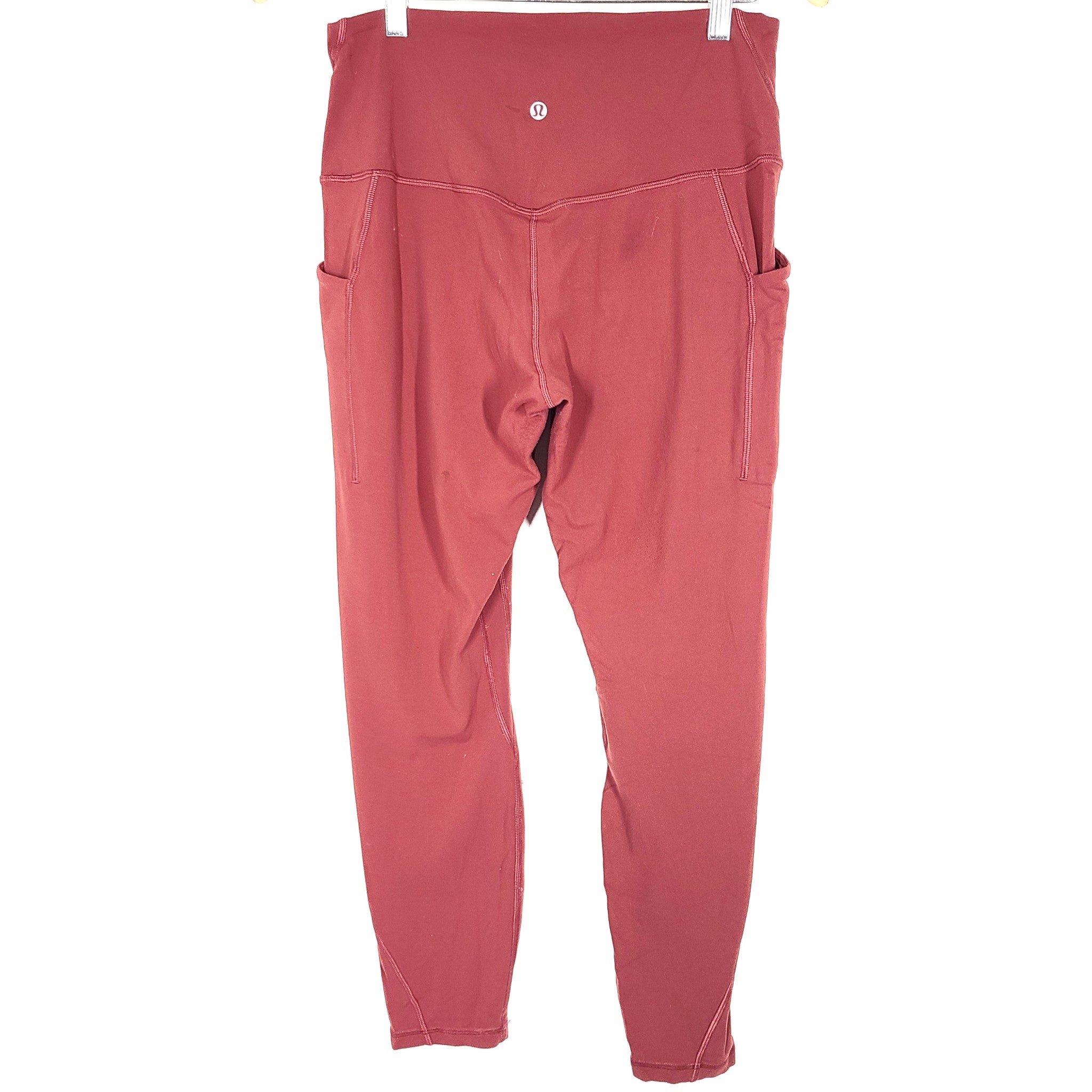 Lululemon Align High-Rise Pant with Pockets 25" Leggings Mulled Wine Sz 10