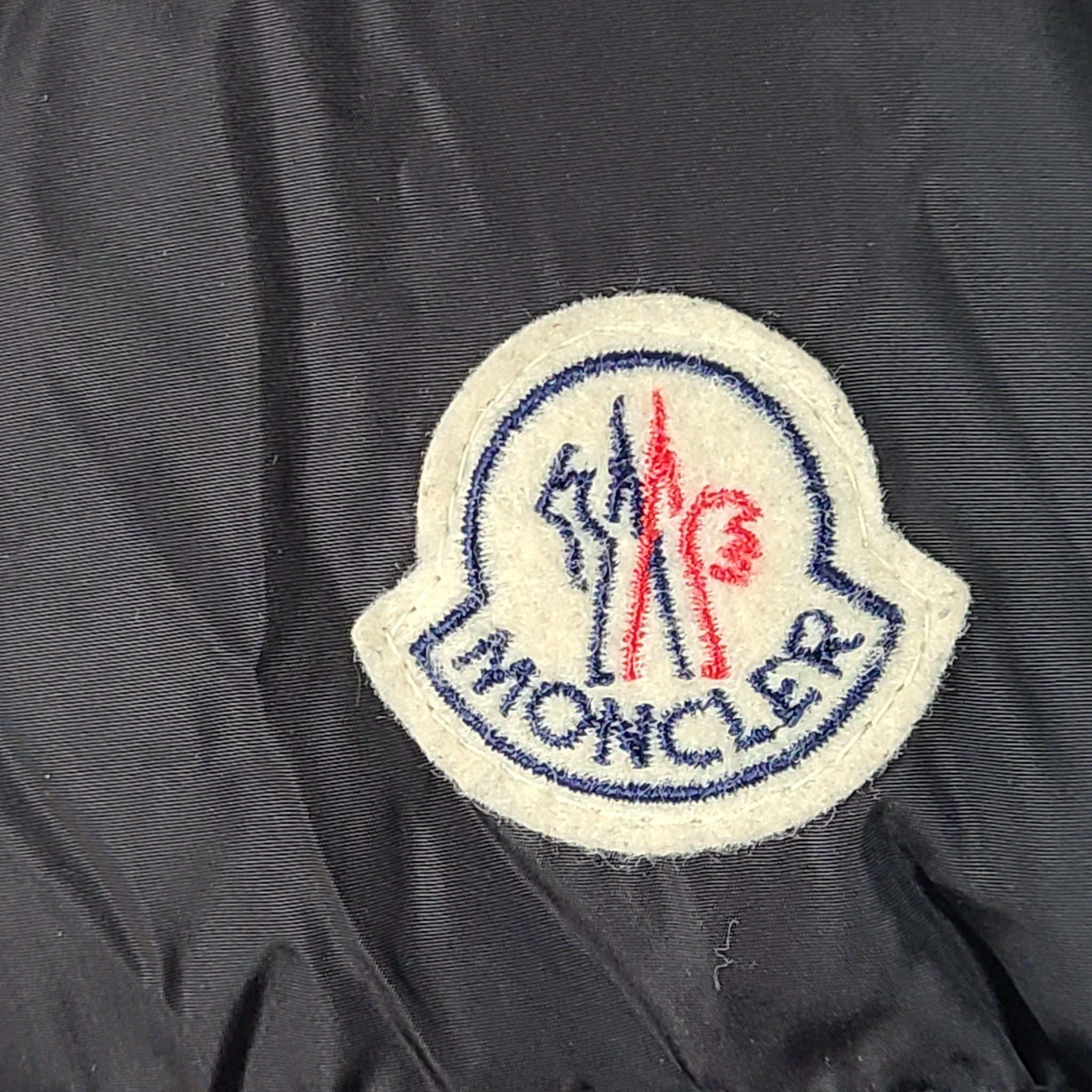 Authentic Moncler Khloe Shearling Long Down Jacket with Fur Black Sz 2 (US Sz M)