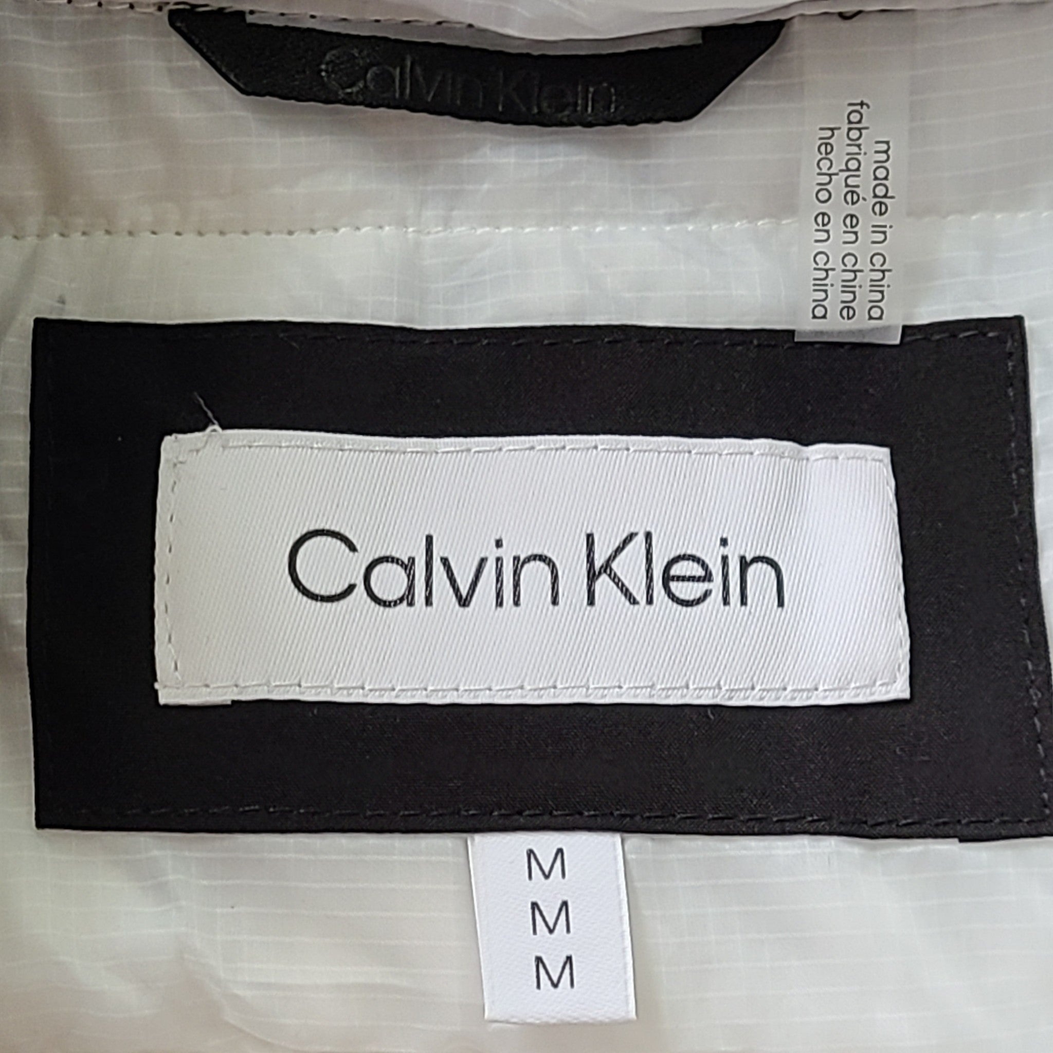 Calvin Klein Men's Puffer Quilted Vest Fully Lined Black