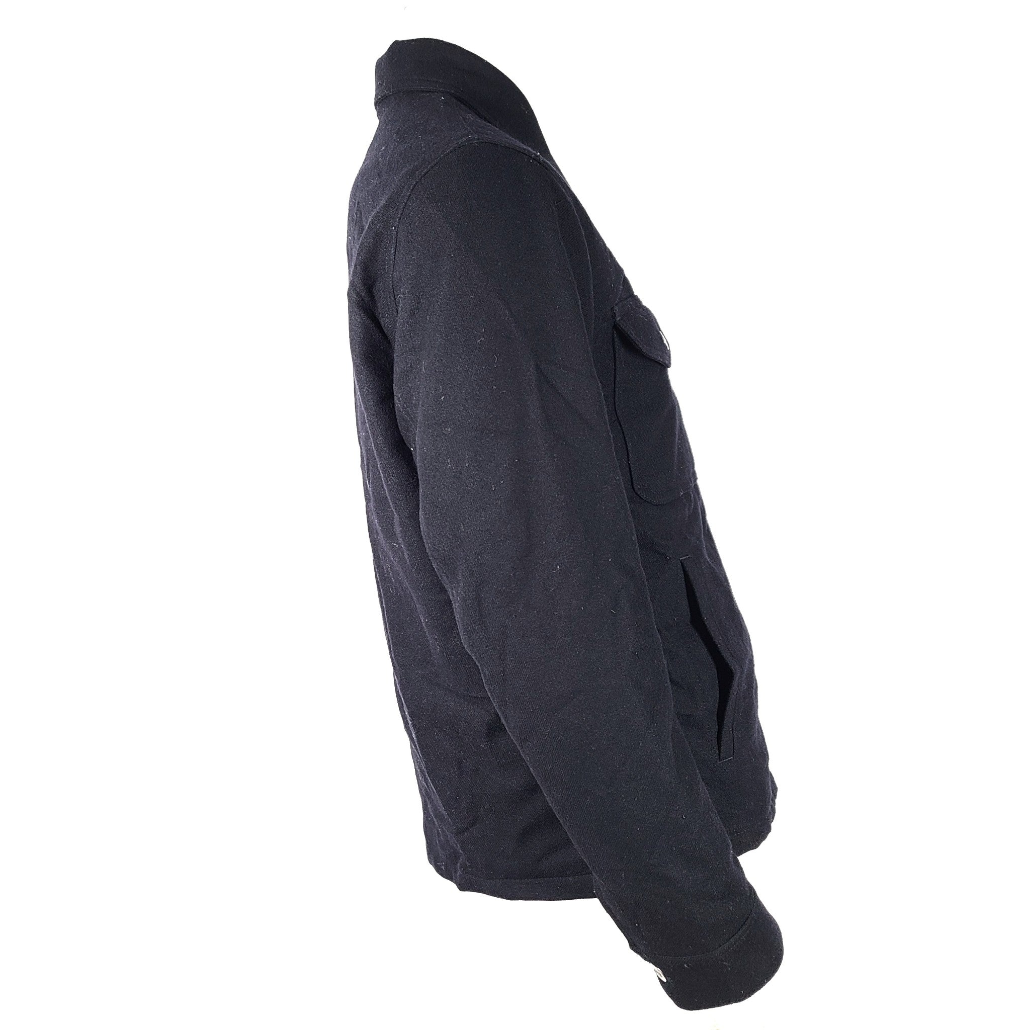 Sandro Paris Men’s Zip-Up Jacket Lined Biker Black Size M