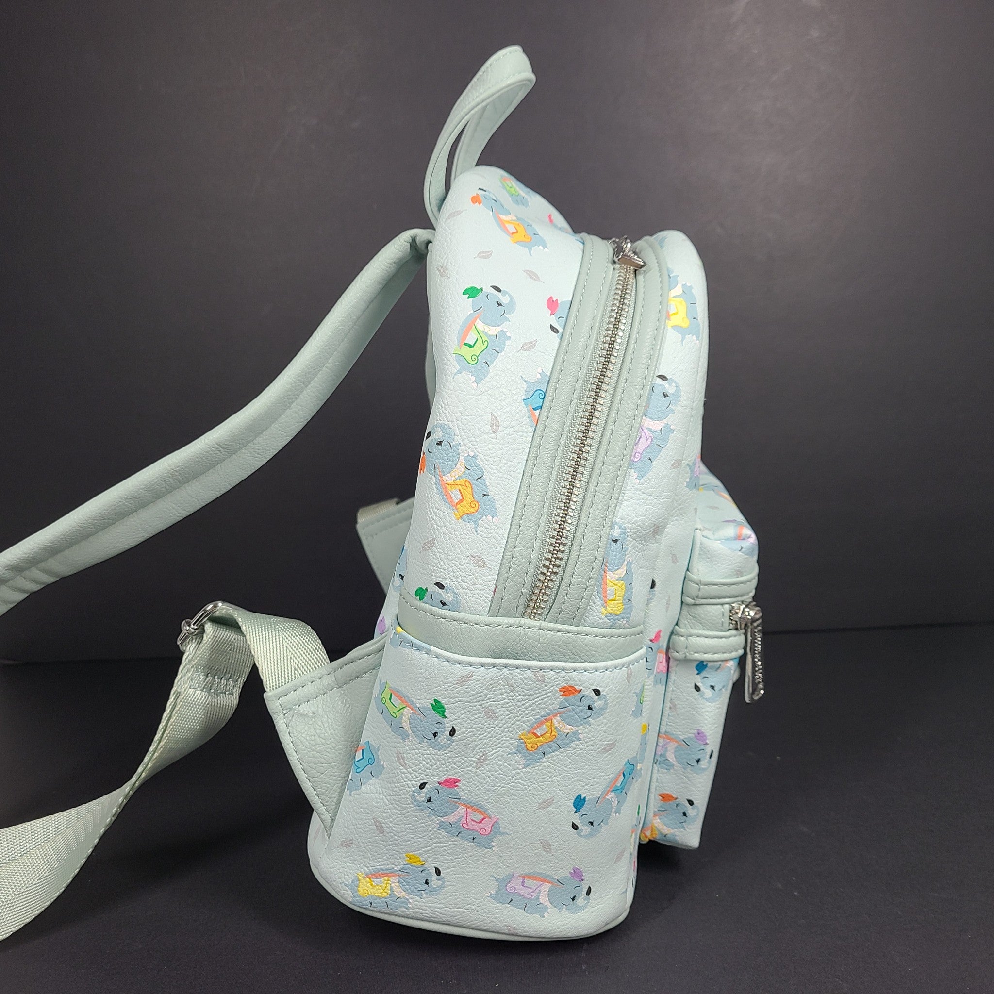 Disney Parks Loungefly Dumbo The Flying Elephant Mini Backpack Faux Leather