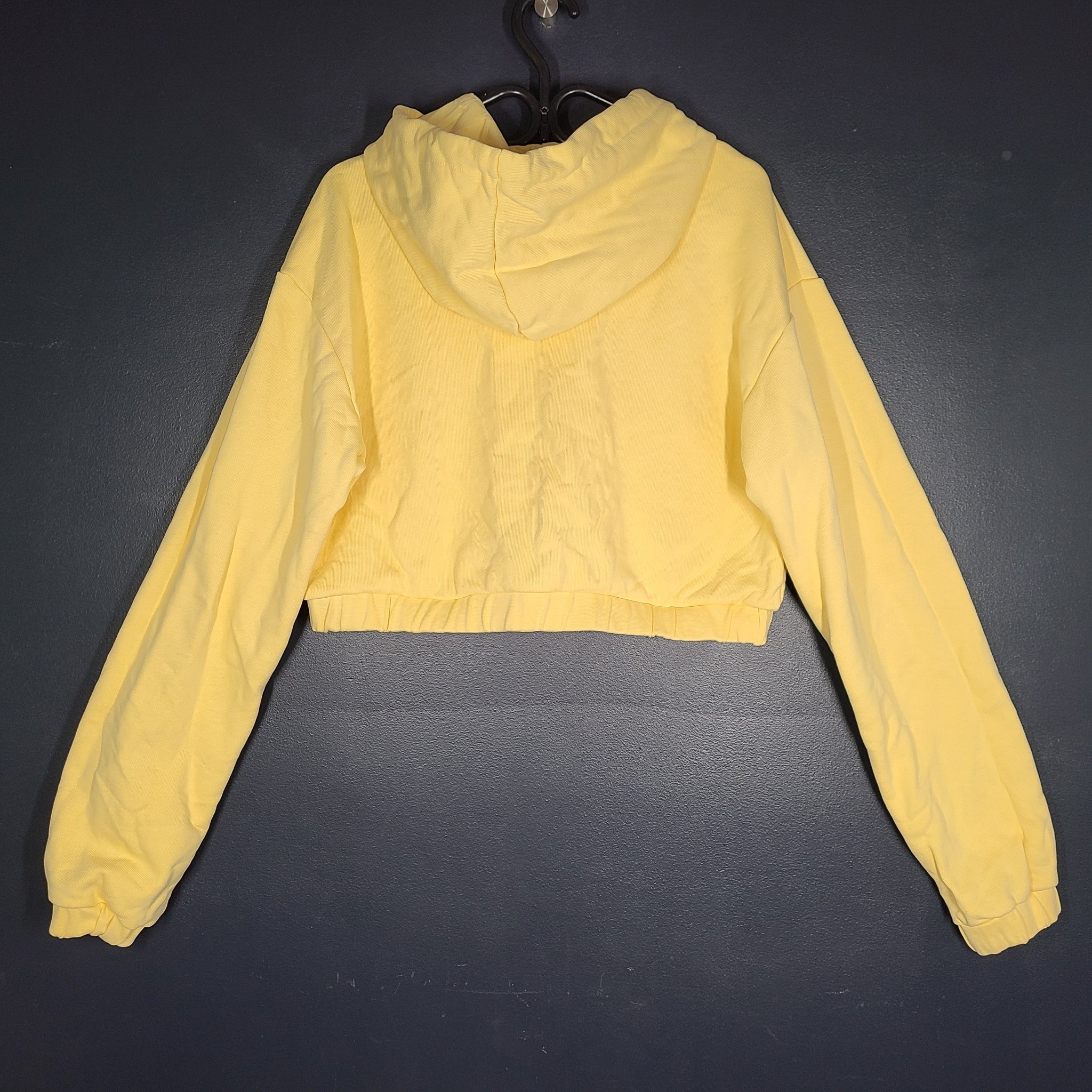 Les Benjamins Women's Hoodie 303 Pullover Embroidered Logo Cool Beige Sz S