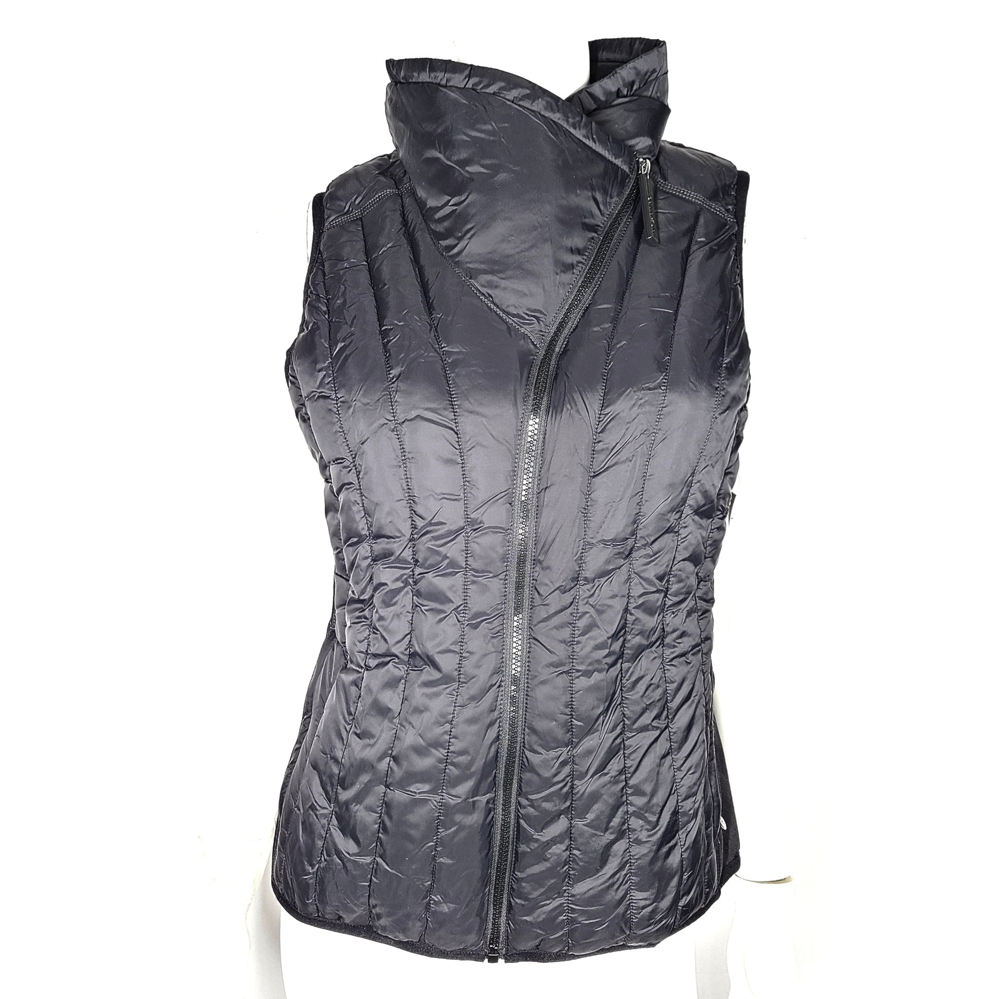 Calvin Klein Performance Women's Puffer Quilted Vest Fully Lined Black