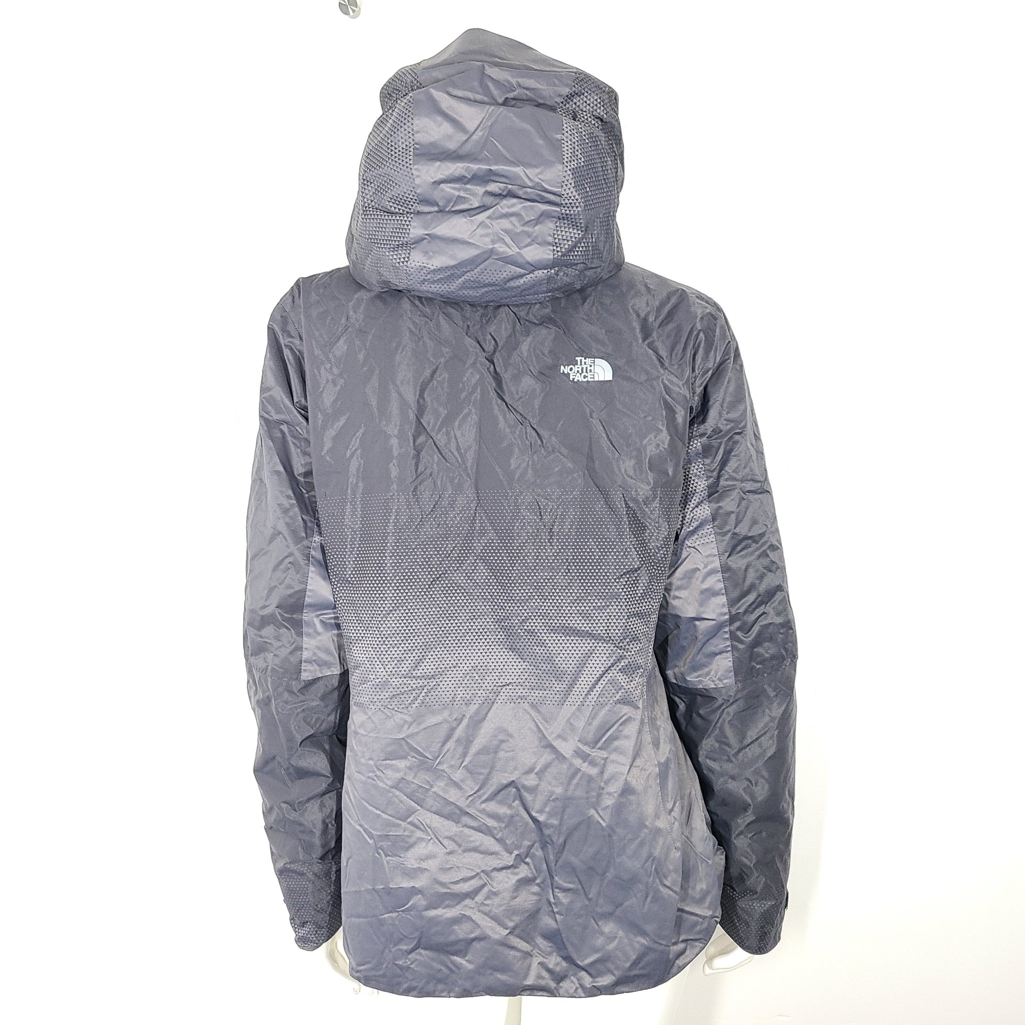 The North Face TNF Women's Fuseform Dot Matrix Insulated Jacket Gray Sz L