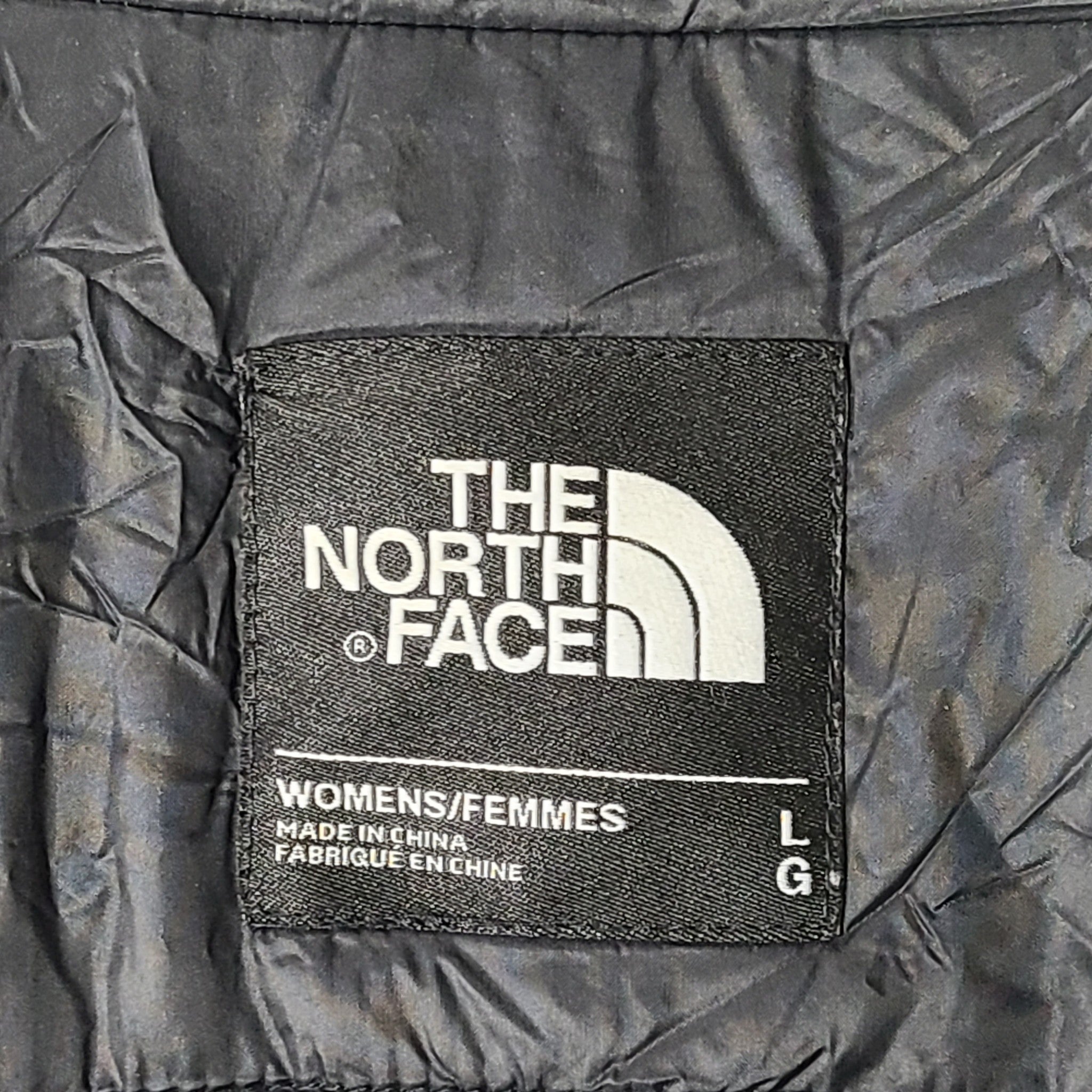 The North Face TNF Women's Fuseform Dot Matrix Insulated Jacket Gray Sz L