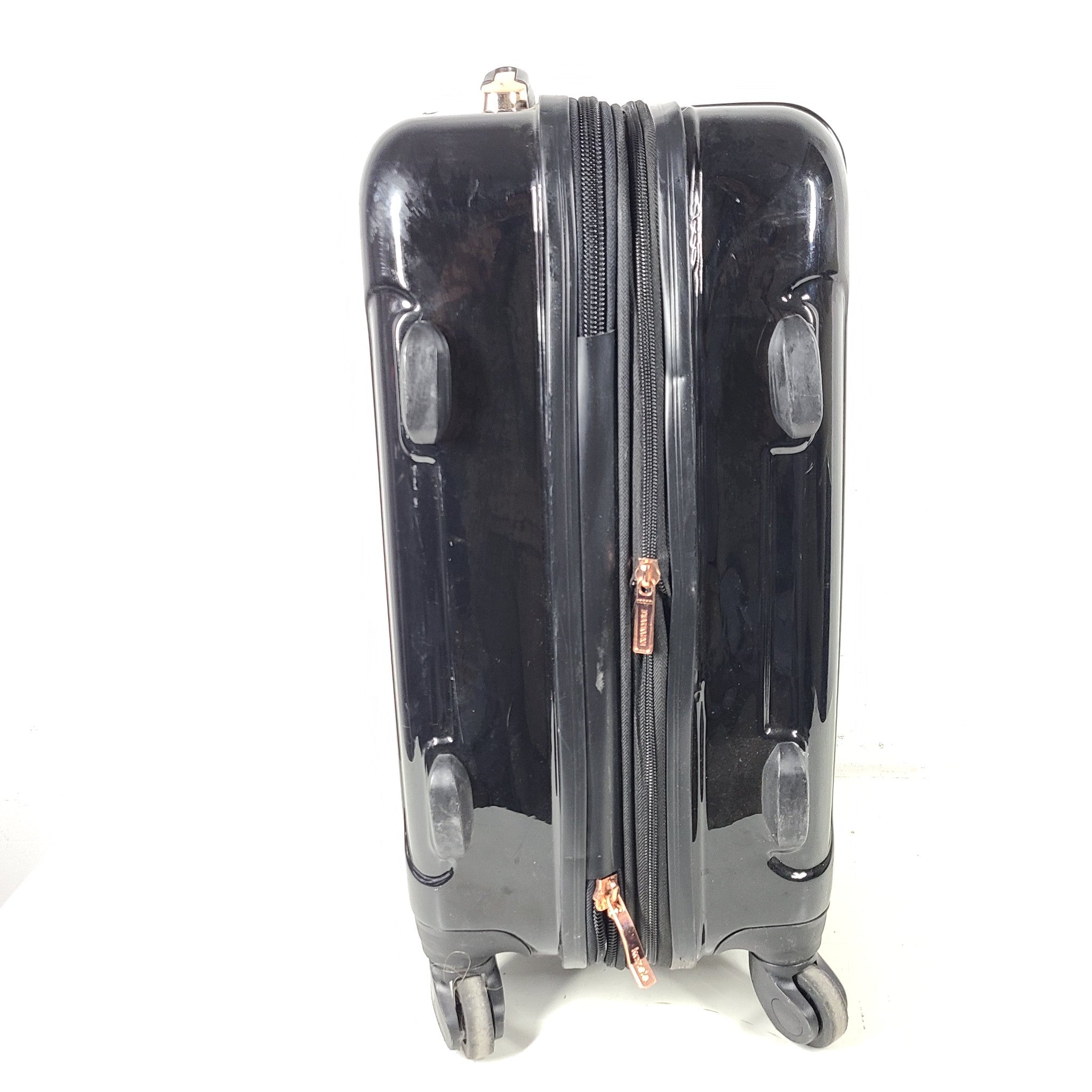 Kensie Alma 20" Spinner Carry-On Cabin Luggage TSA-Lock Hardside Expanding Black