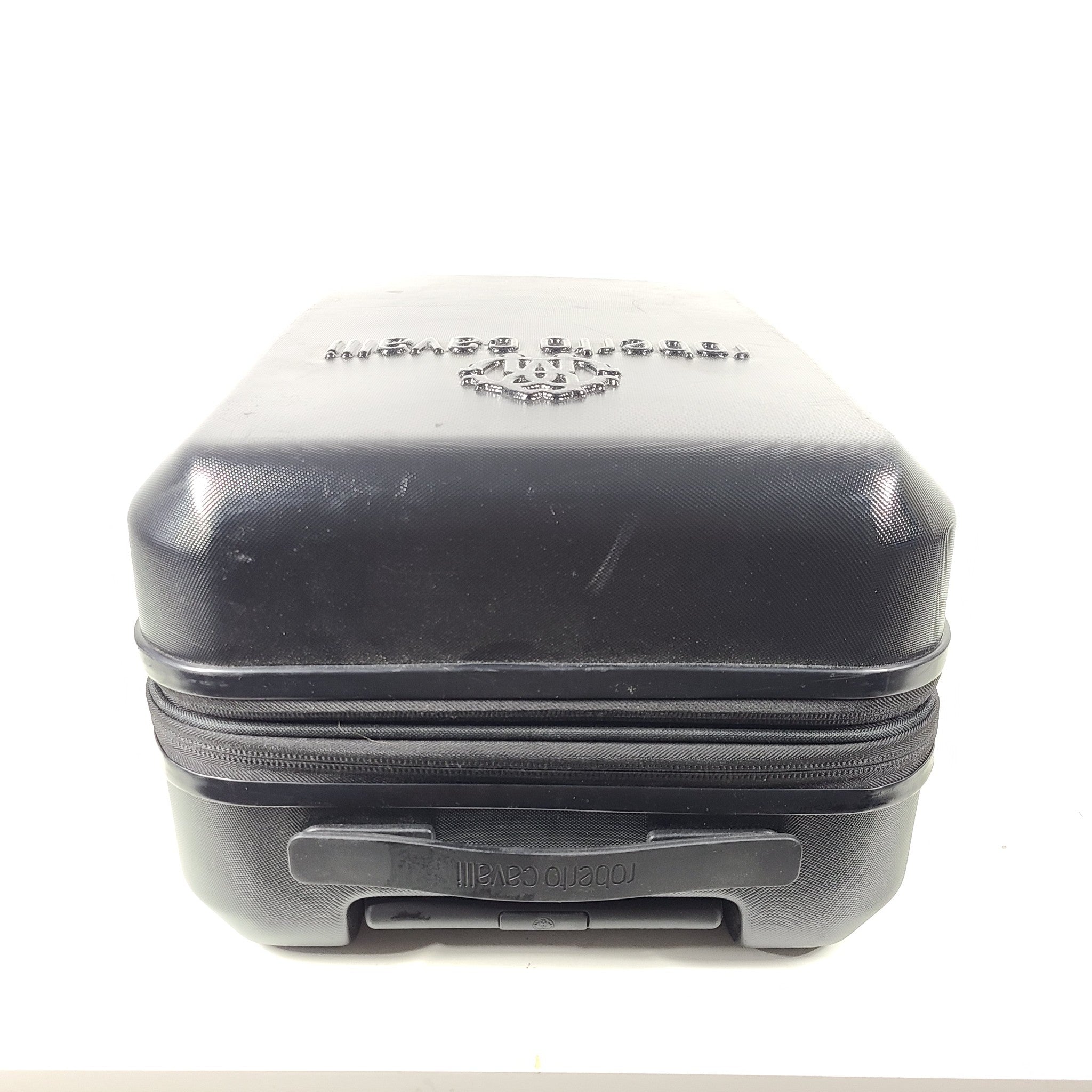 Roberto Cavalli 23" Spinner Carry On Cabin Hardside Luggage Lock Expand PC Black