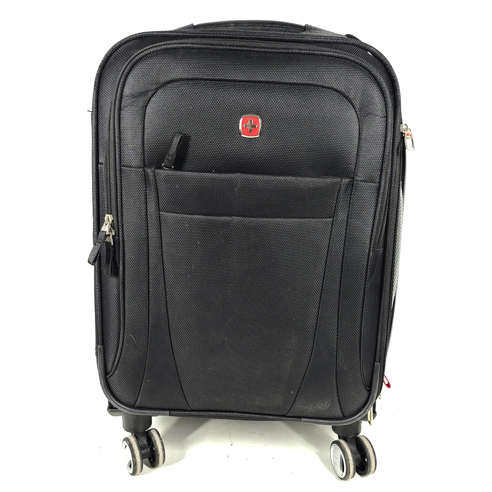 Swissgear 23" Expandable Carry-On Spinner Luggage Softshell Lightweight Black