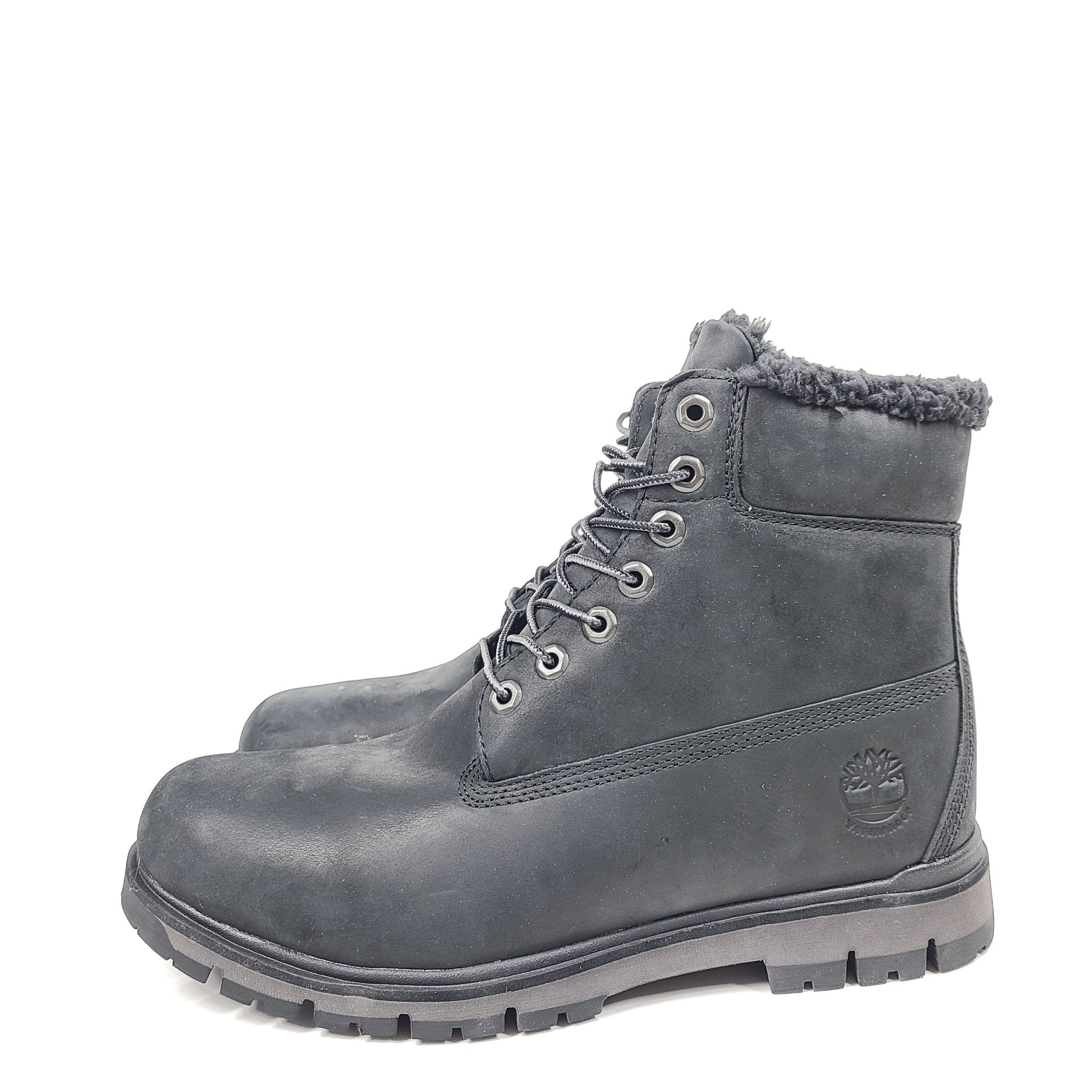 Timberland Men's Radford Boots Waterproof Warm Lined Black Nubuck A28HG Sz 10