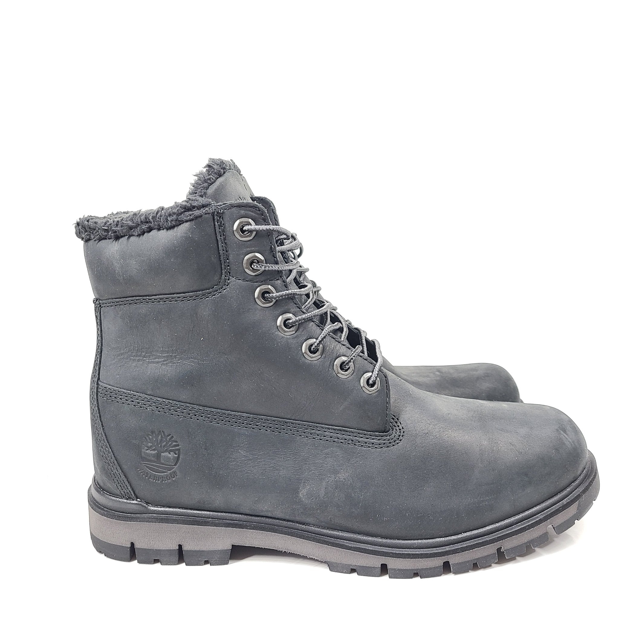 Timberland Men's Radford Boots Waterproof Warm Lined Black Nubuck A28HG Sz 10