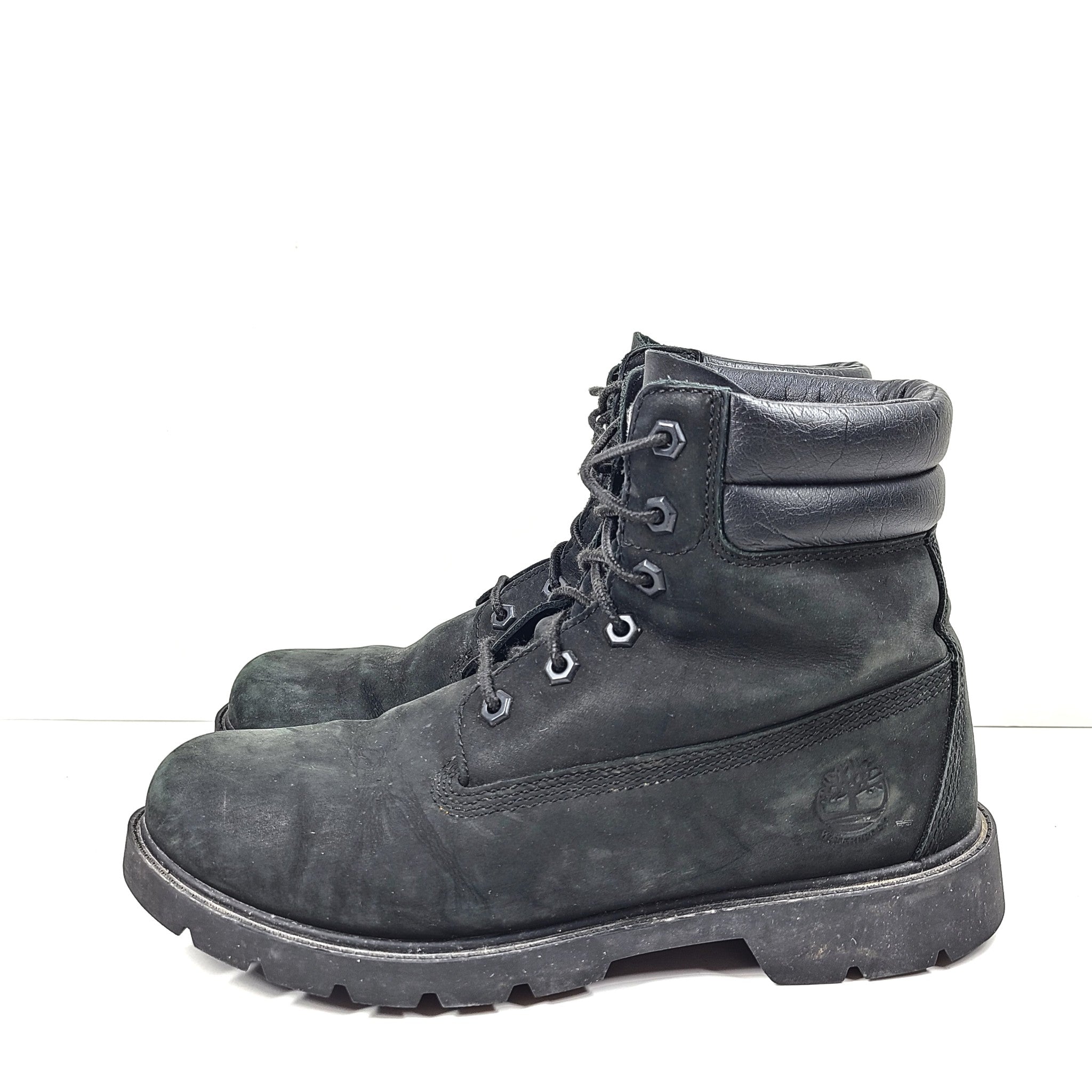 Timberland Women's Linden Woods 6 Inch Waterproof Boots Black A156S Sz 8.5