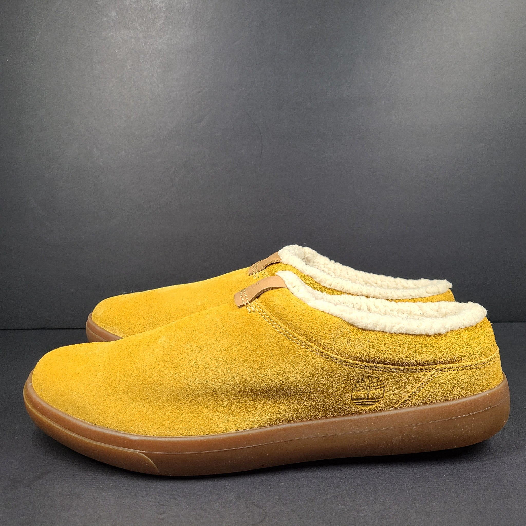Timberland Men's Ashwood Park Slipper Comfort, Warmth Non-Slip Wheat Suede 10.5