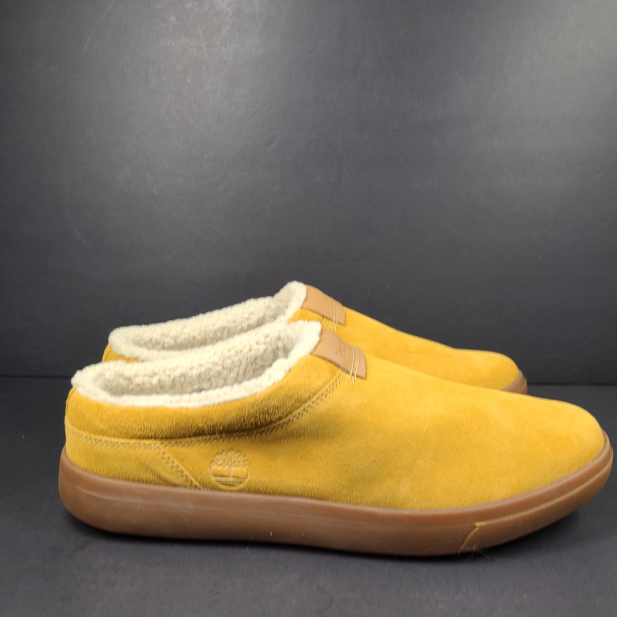Timberland Men's Ashwood Park Slipper Comfort, Warmth Non-Slip Wheat Suede 10.5