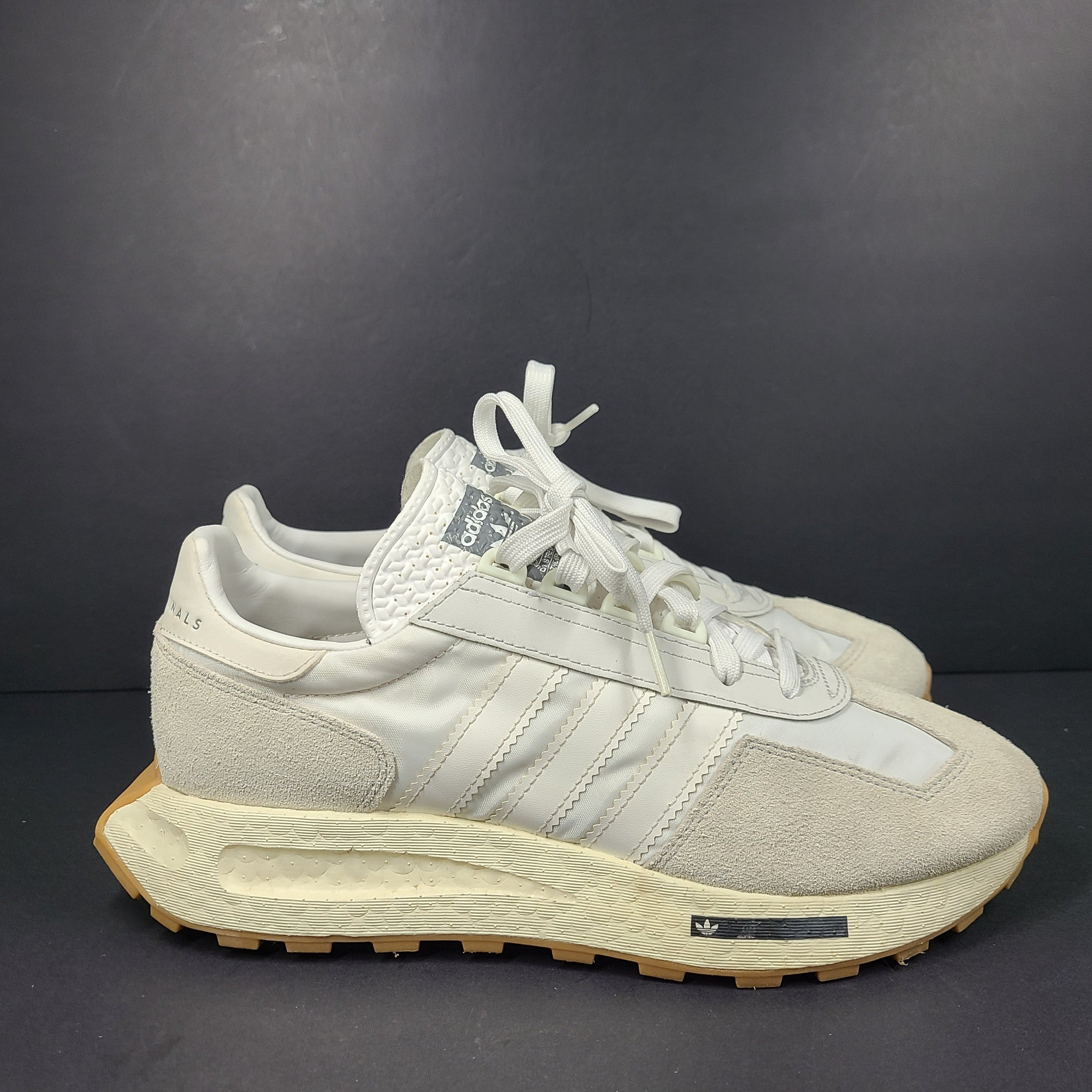 Adidas Men's Retropy E5 Shoes H03075 Sneakers Cushioned White Sz 10