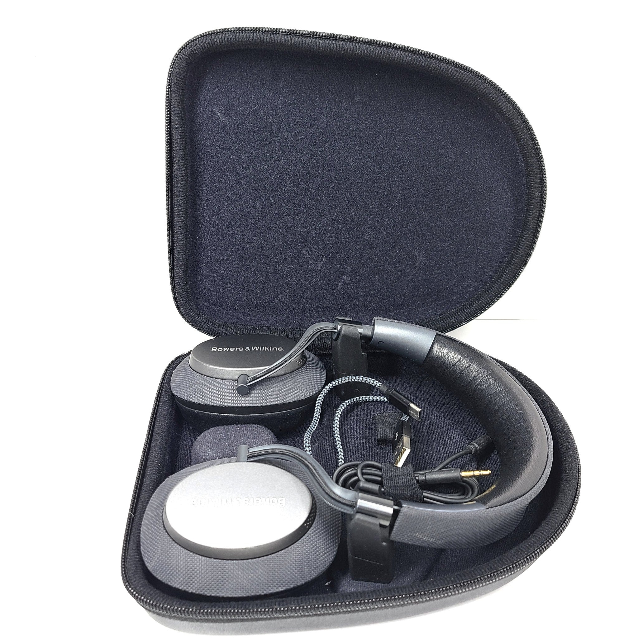 Bowers & Wilkins PX Over the Ear Noise Canceling Bluetooth Headphones - Gray