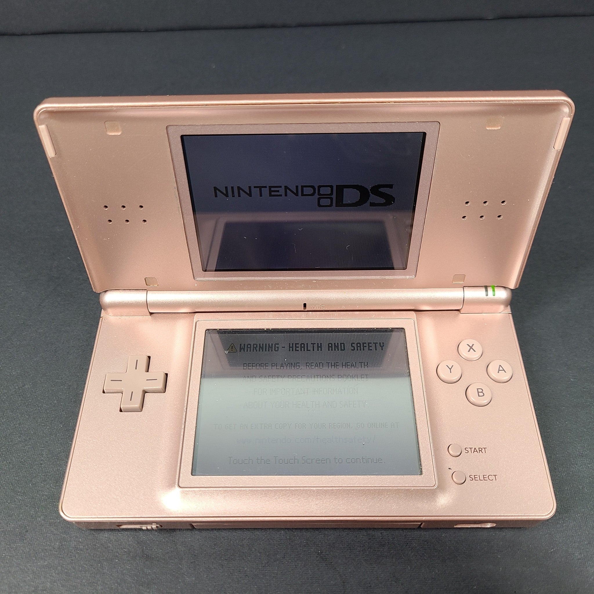 Nintendo DS lite Pink Handheld Gaming System Console + BONUS GAMES