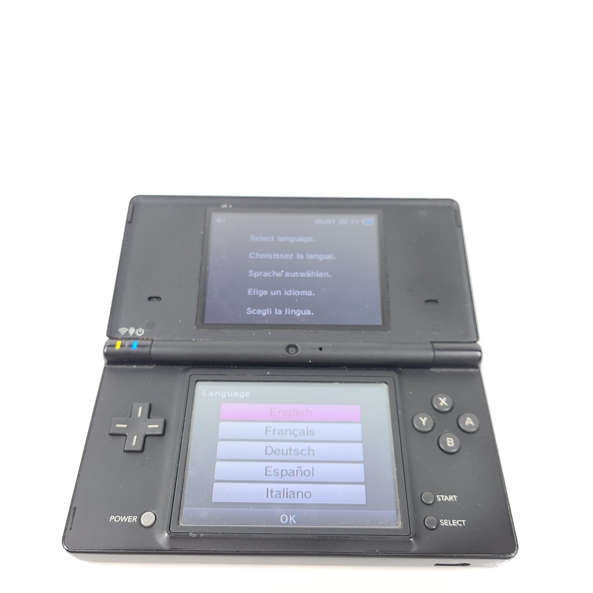 Nintendo DSi TWL-001 Black Handheld Gaming System Console No Stylus