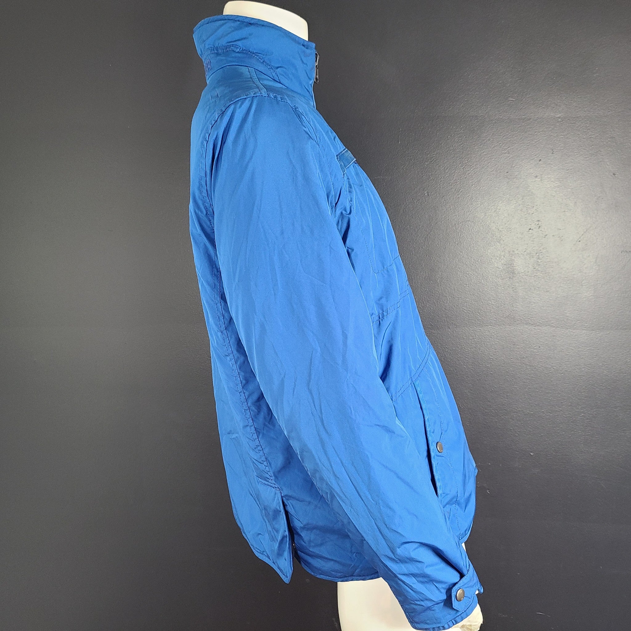 Tommy Hilfiger Men's Reversible Water Resistant Windbreaker Jacket Blue Sz L