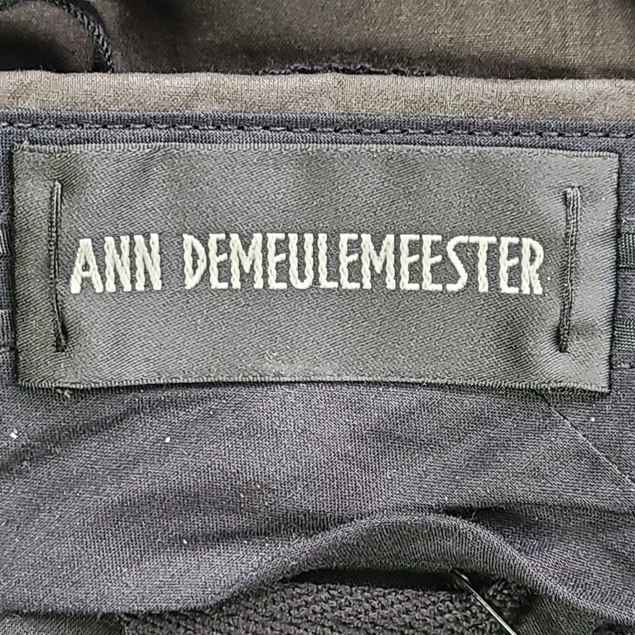 Ann Demeulemeester Men's Leon Comfort Fit Trousers Pants Long Cotton Brown Sz 32