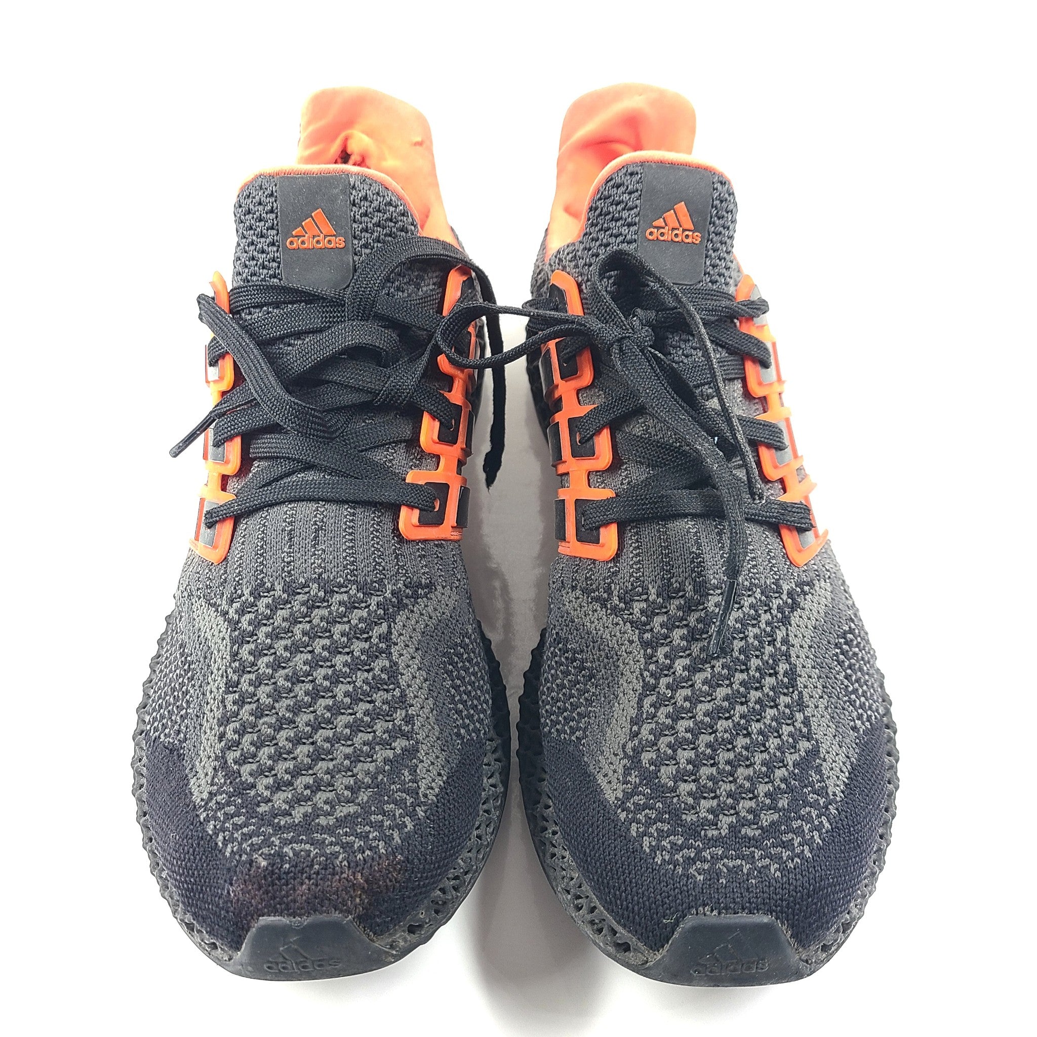 Adidas Men's Ultra 4D 5.0 Sneakers G58159 Black Solar Red Sz 11 READ