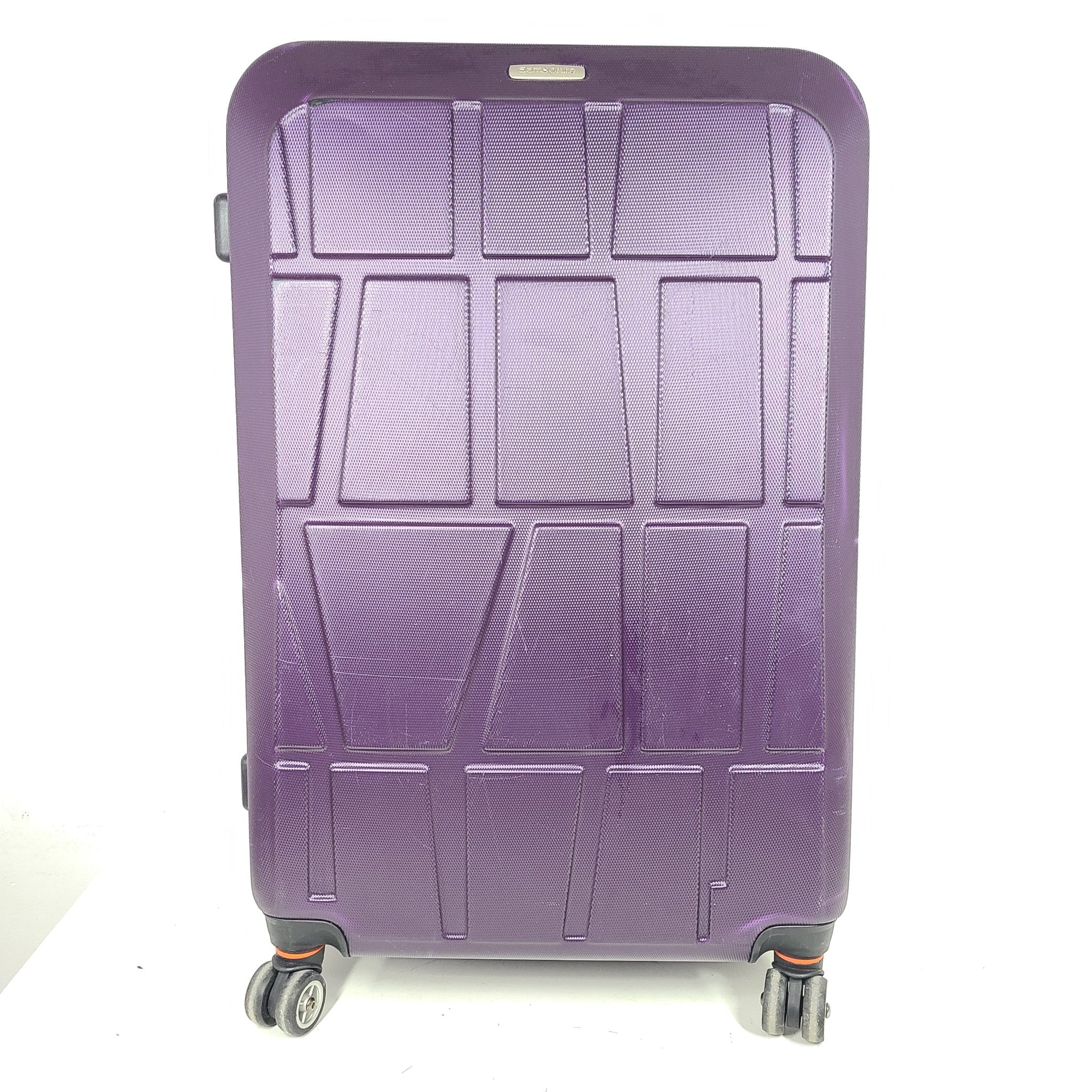 Samsonite 31" Large Spinner Luggage Hardshell Light Expanding 3D Design Purple